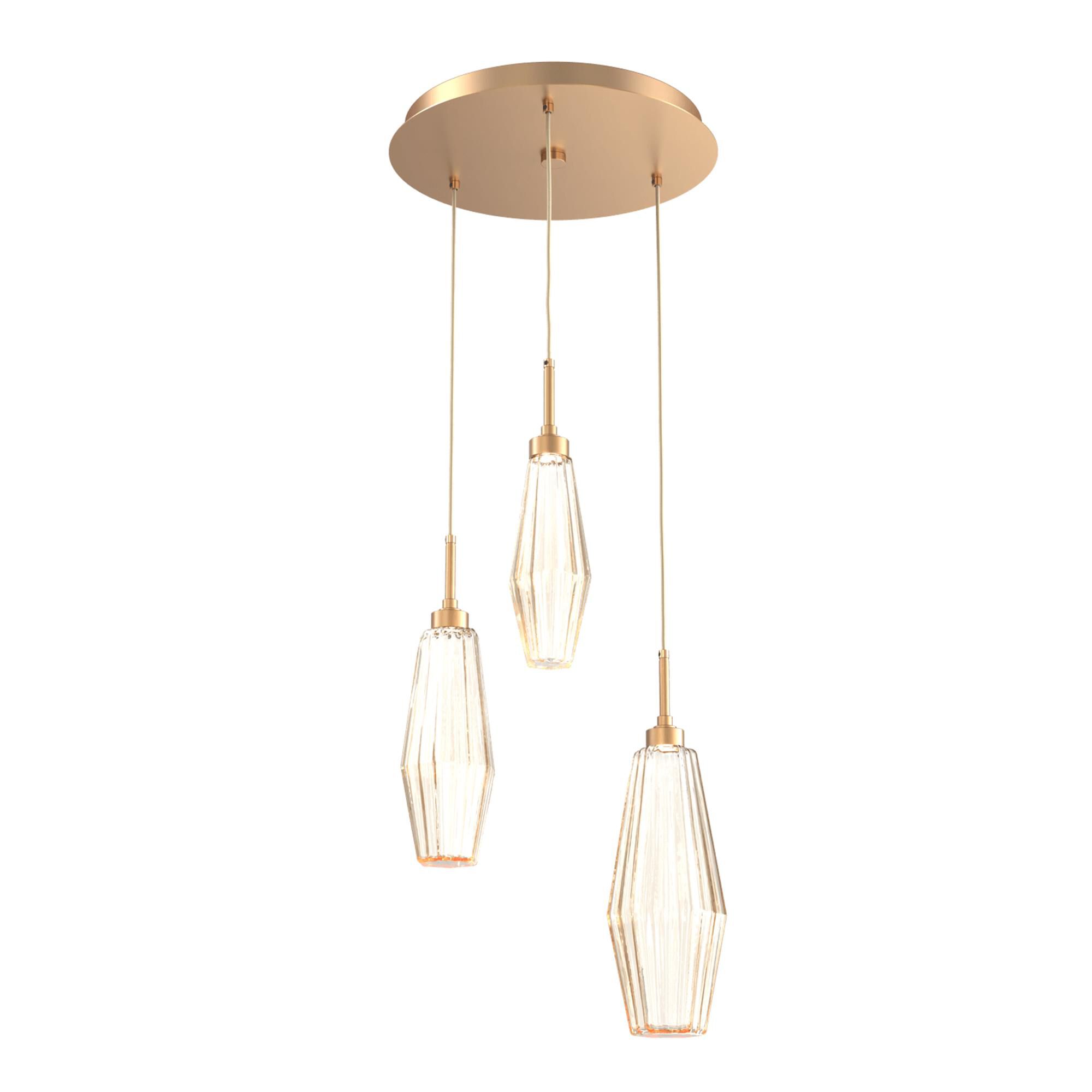 Aalto 17 Inch 3 Light Multi Light Pendant,