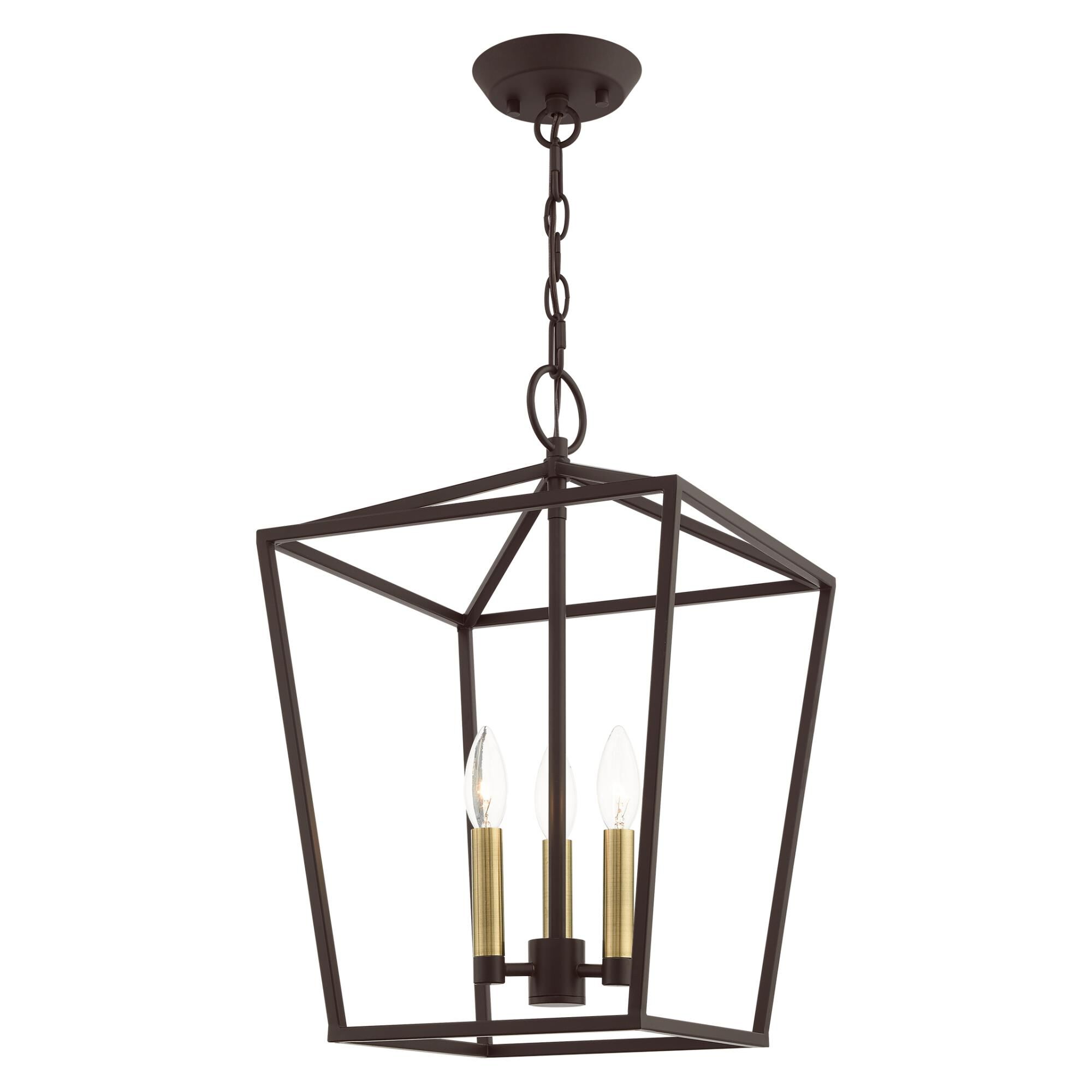 Devone 12 Inch Cage Pendant by Livex Lighting