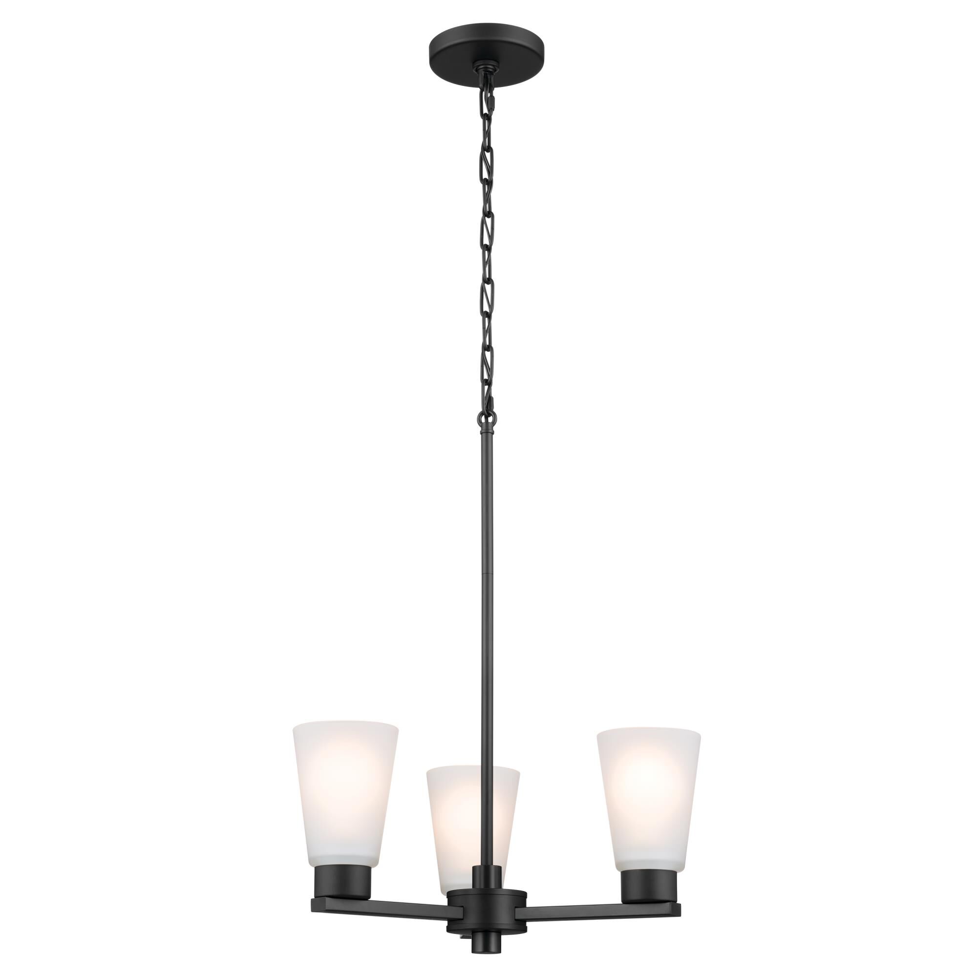 Stamos 18 Inch 3 Light Mini Chandelier by Kichler Lighting