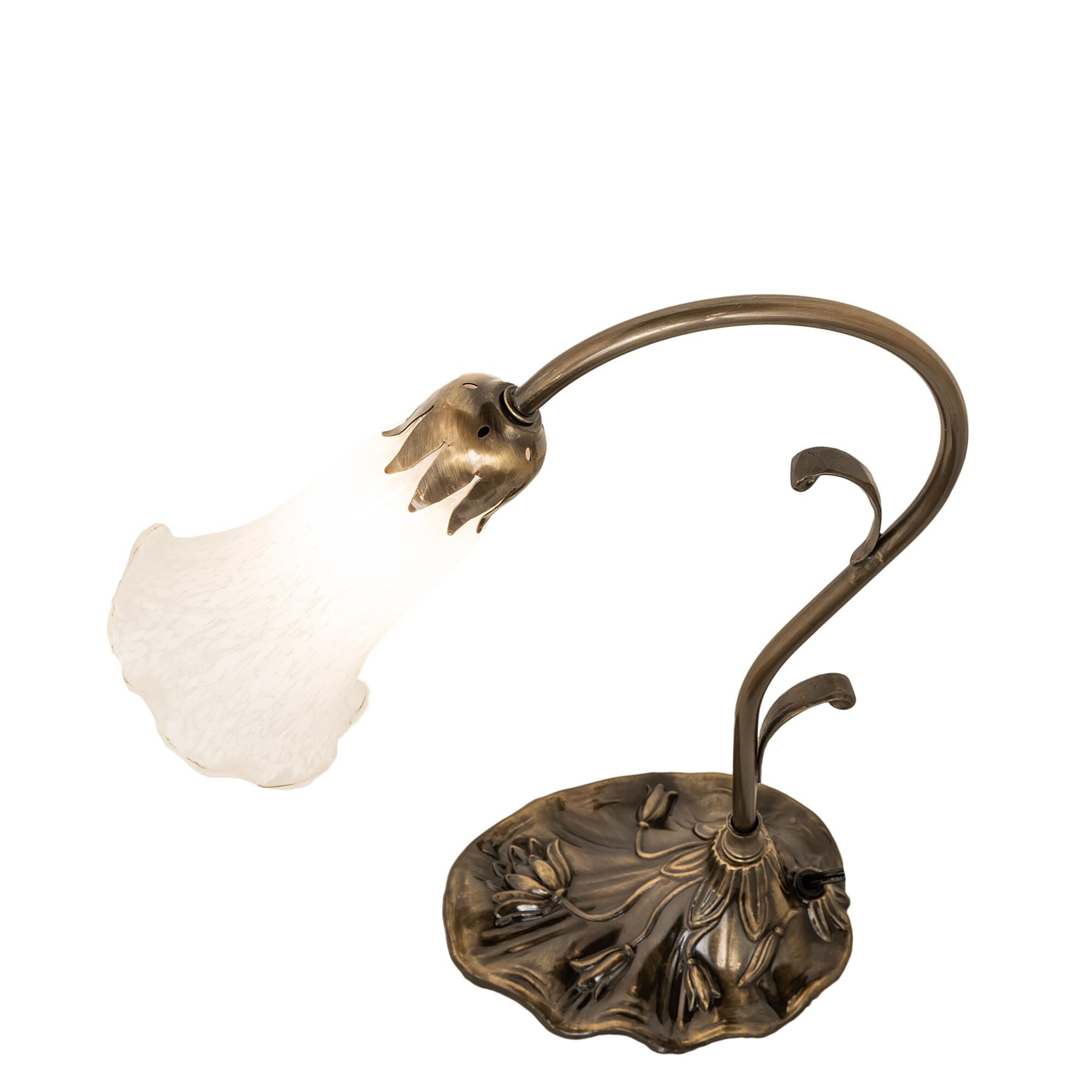 White 15 Inch Accent Lamp by Meyda Lighting