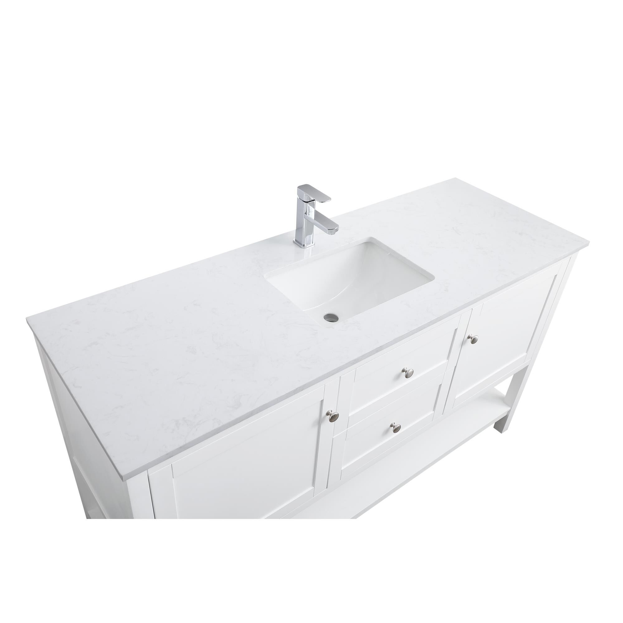 Heath 60 Inch Bath Vanity by Elegant Decor