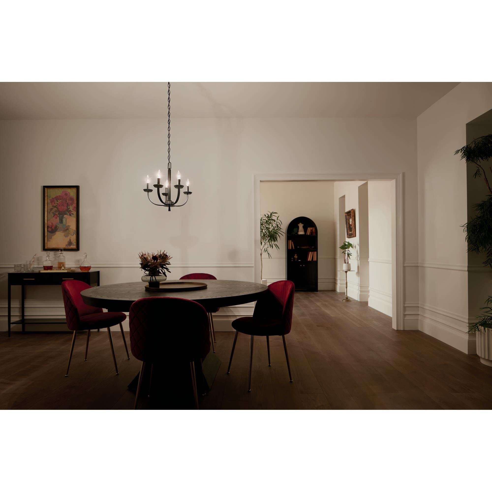 Kennewick 18 Inch 5 Light Mini Chandelier by Kichler Lighting