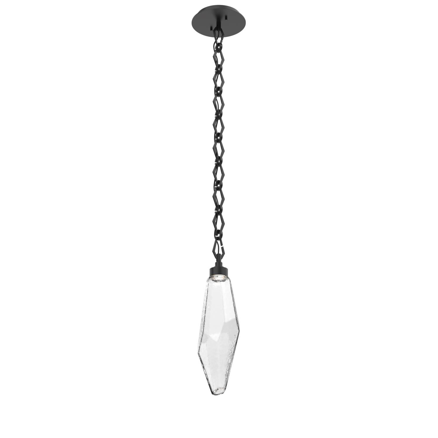 Levi Wilson Rock Crystal 6 Inch Mini Pendant by Hammerton Studio
