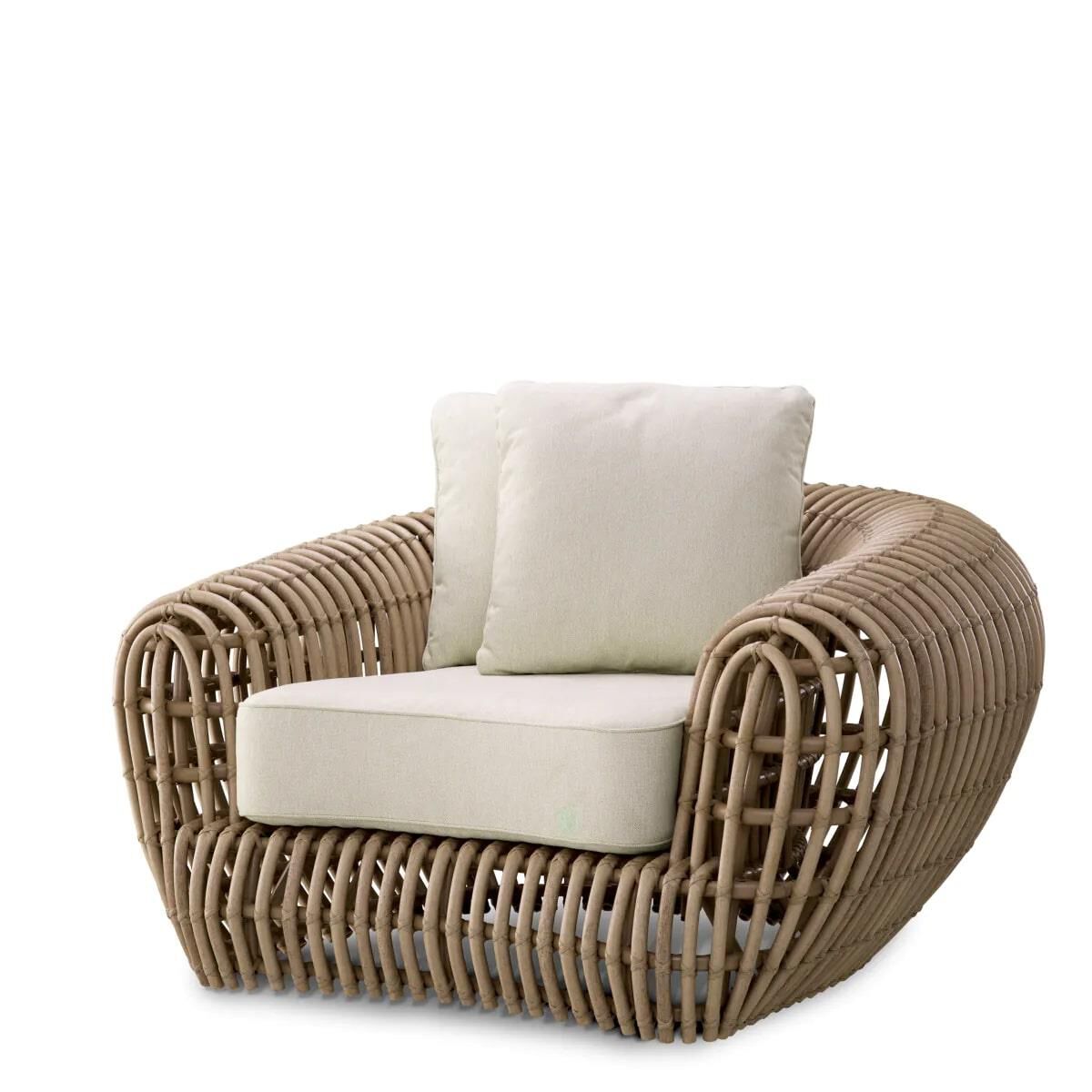 Shown in Faux Rattan, Viola Sand finish