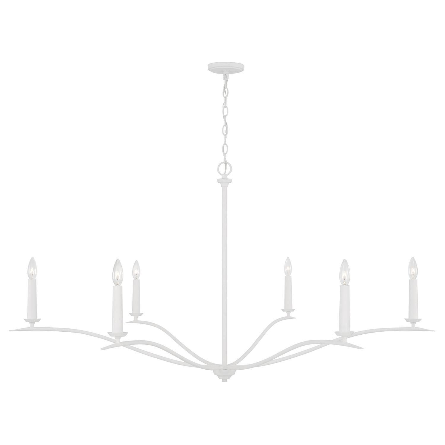 Grady 57 Inch 6 Light Chandelier by Capital Lighting Fixture Company