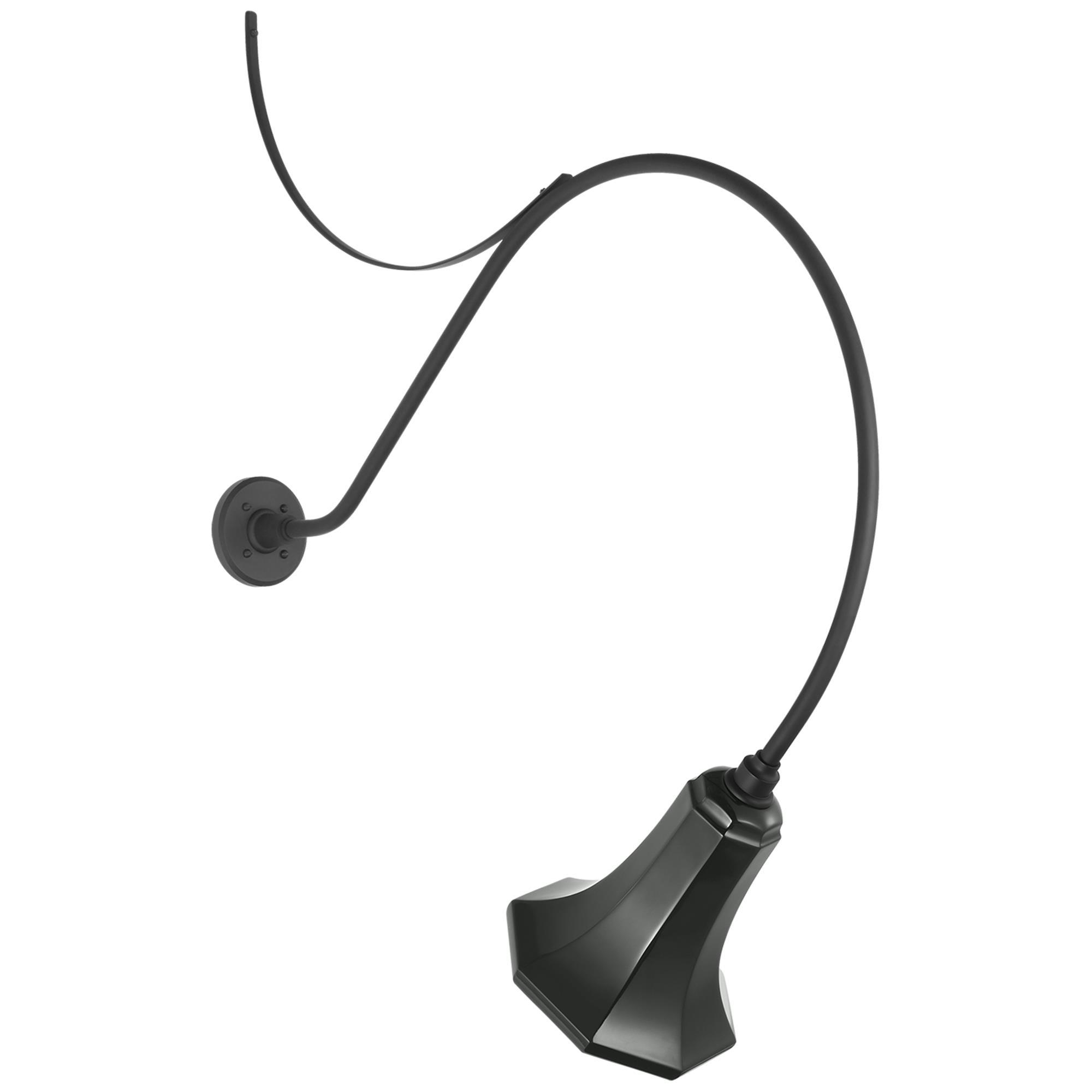Shown in Matte Black finish and Green shade