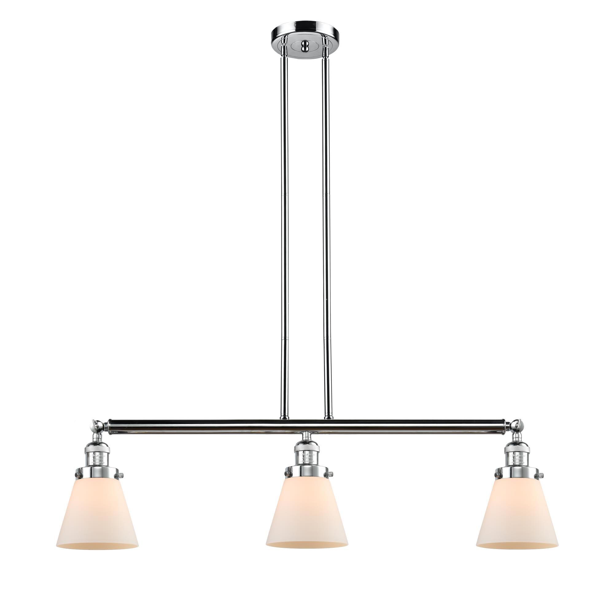Bruno Marashlian Small Cone 36 Inch 3 Light Linear Suspension Light by Innovations Lighting