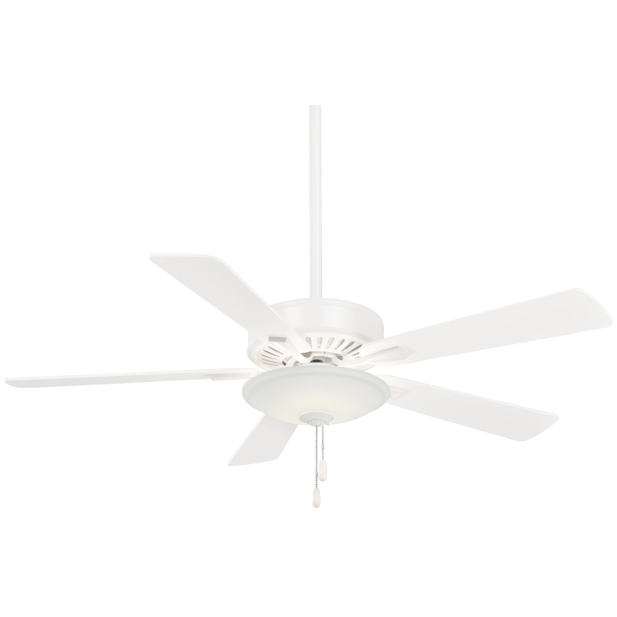 Shown in White finish and Frosted White glass