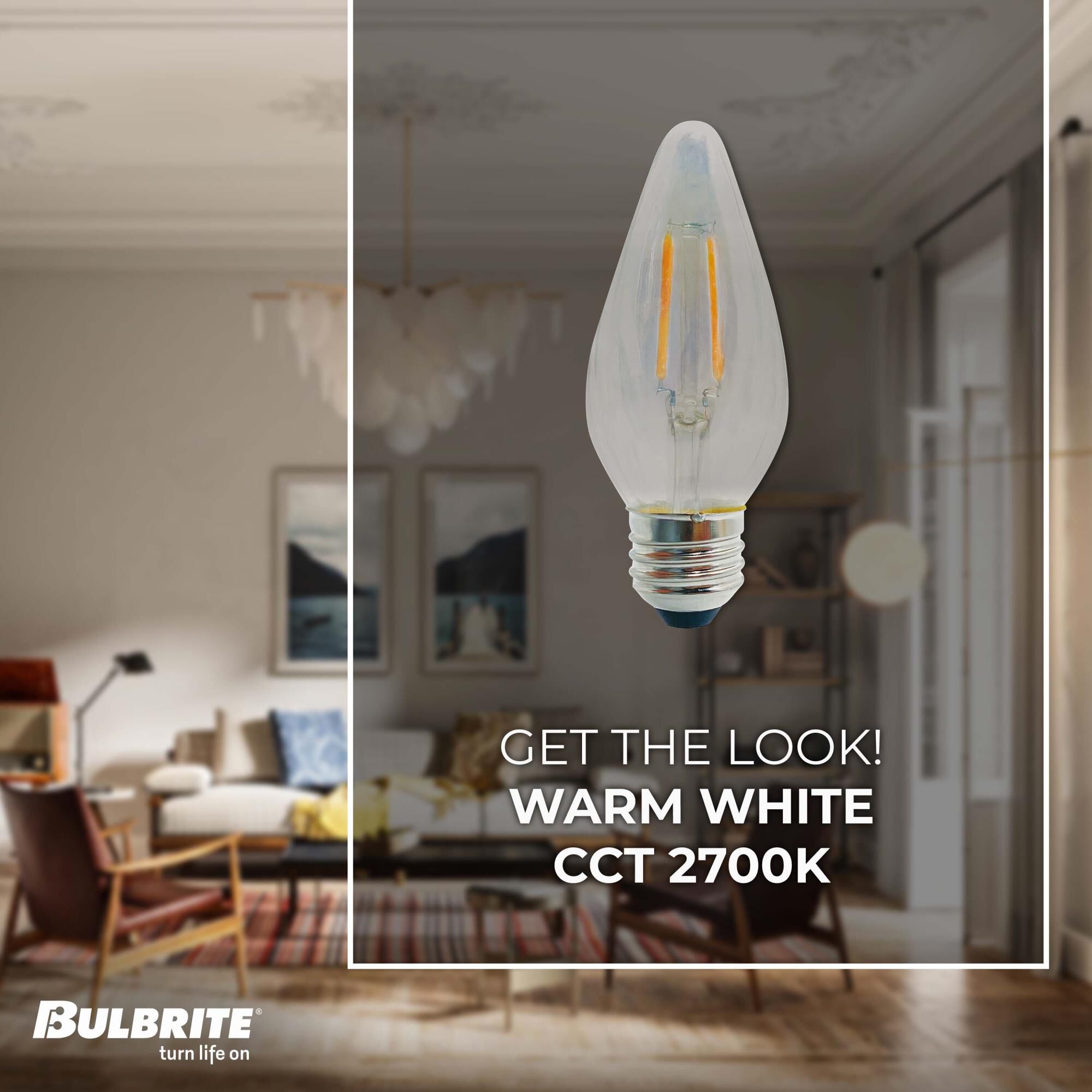 Dimmable 4 Watt 2700K LED Light Bulb by Bulbrite