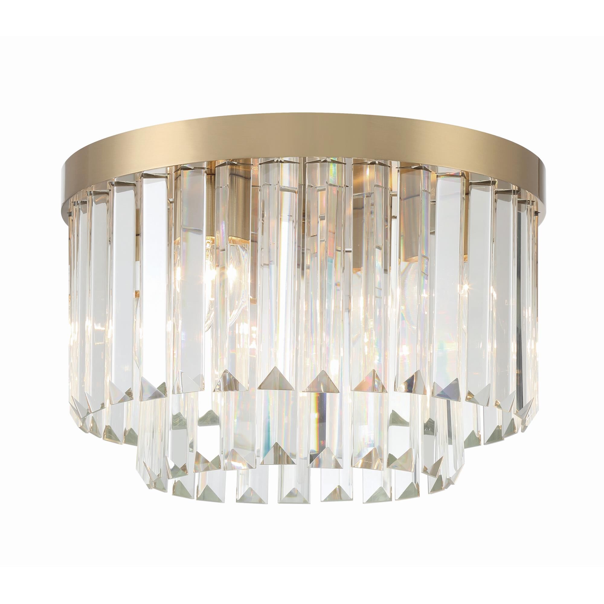 Hayes 16 Inch 4 Light Flush Mount by Crystorama