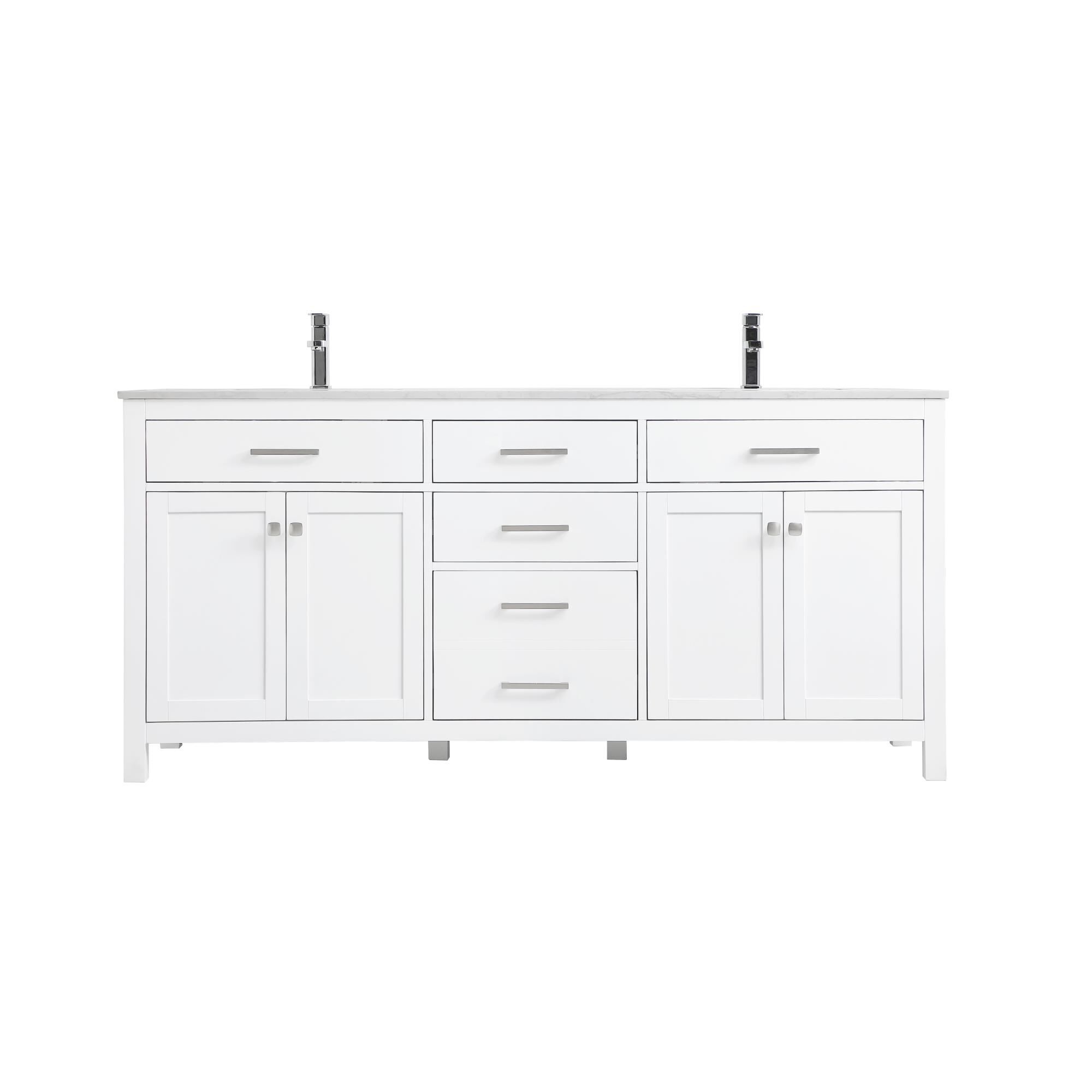 Shown in White finish