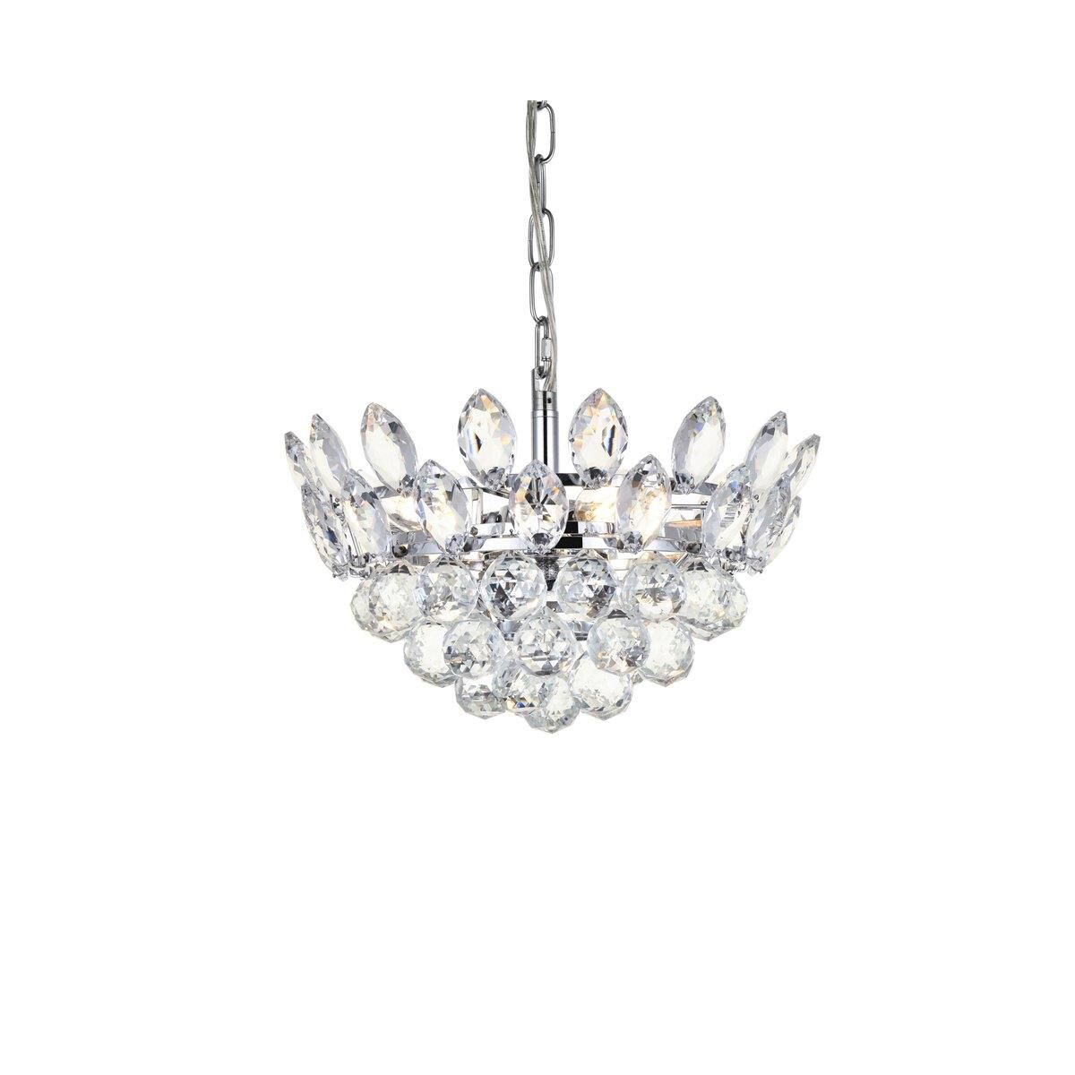 Emilia 14 Inch Large Pendant by Elegant Lighting