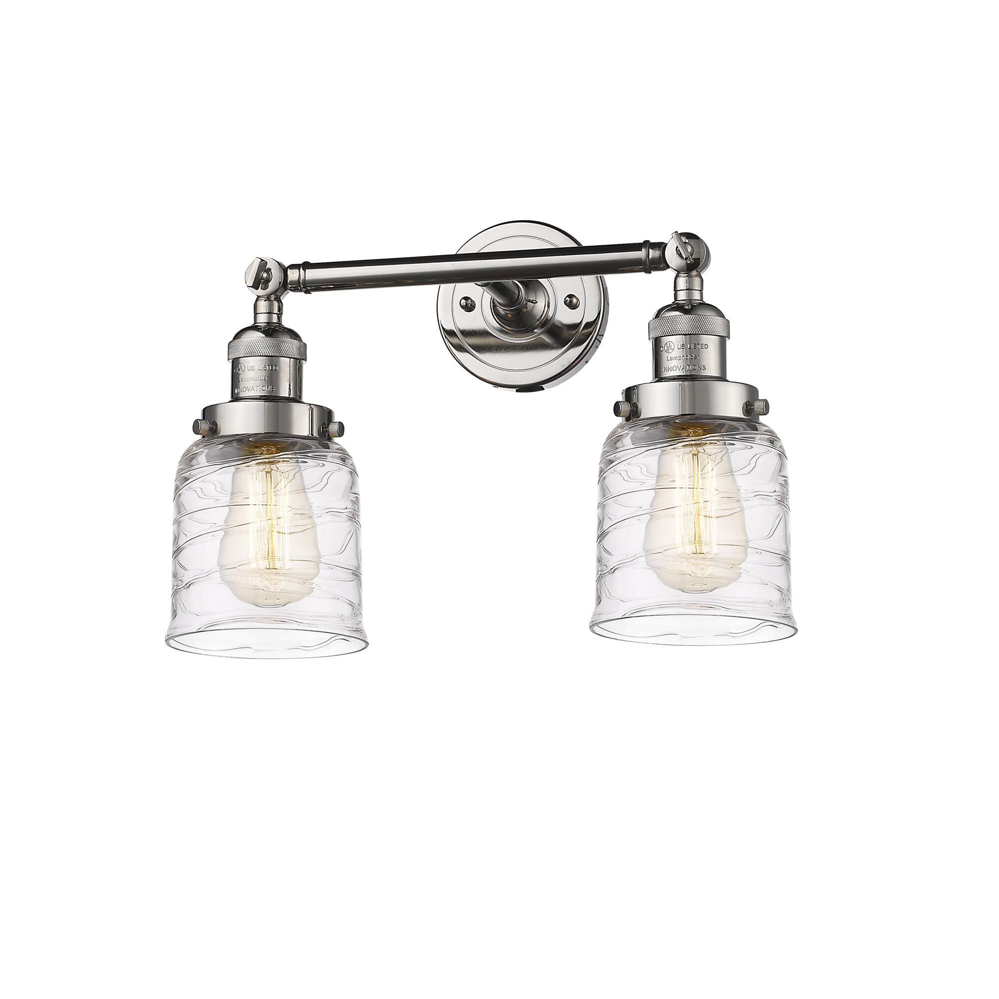 Bruno Marashlian Small Bell 16 Inch 2 Light Bath Vanity Light by Innovations Lighting