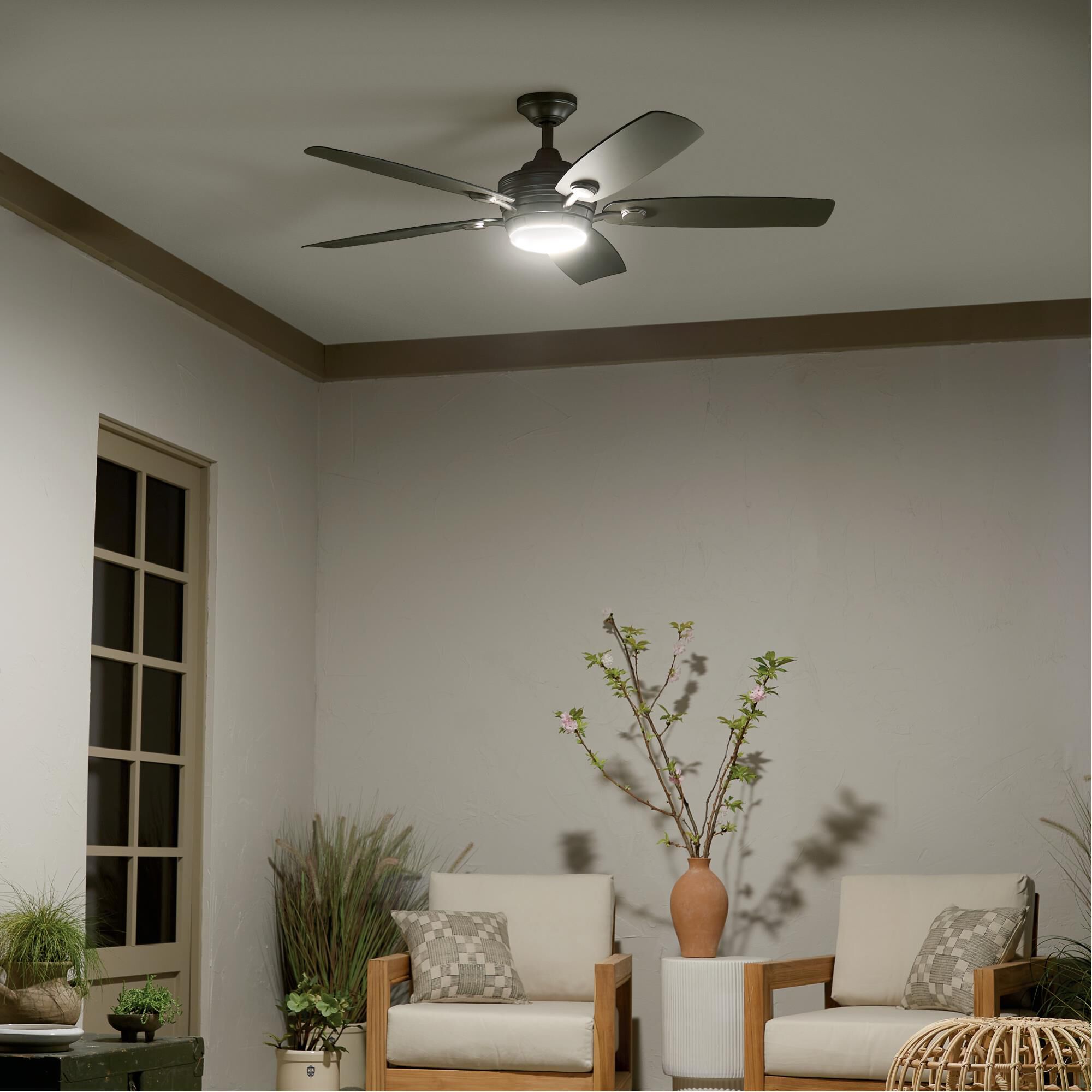 Tranquil 56 Inch Ceiling Fan with Light Kit by Kichler Lighting