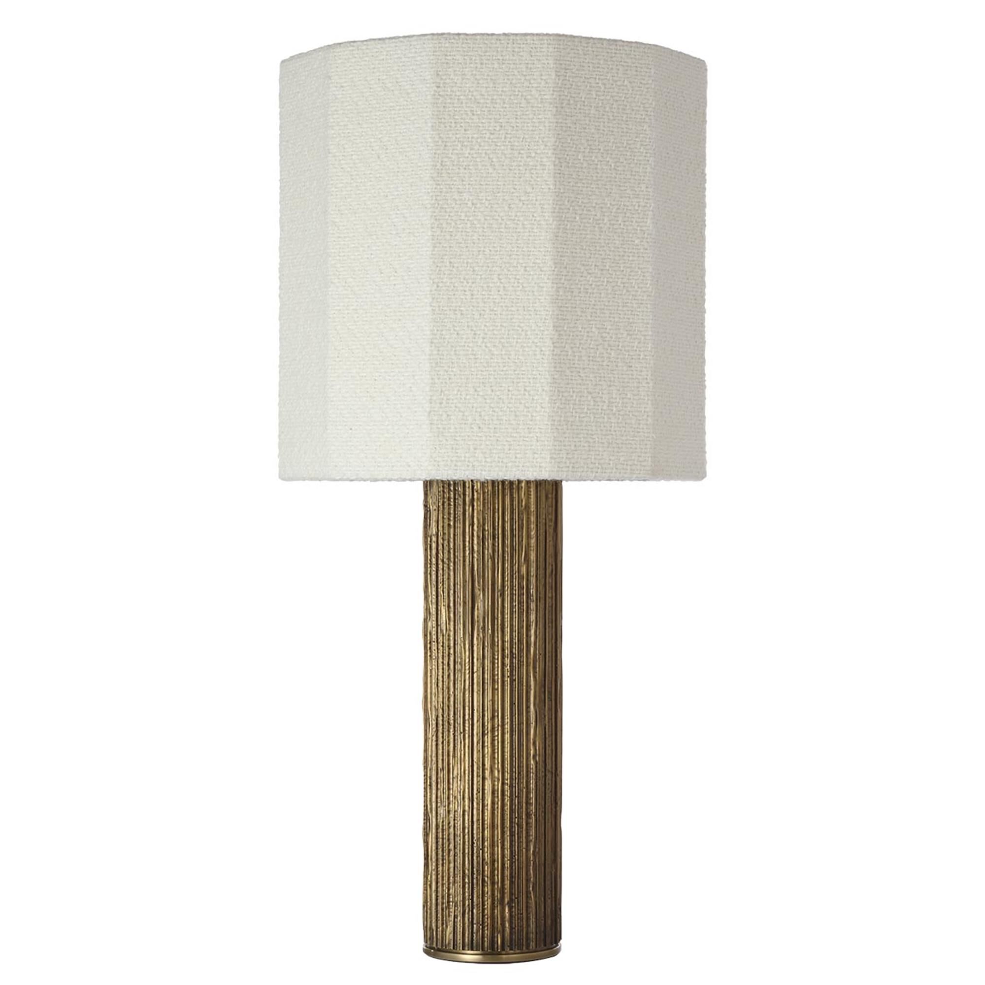Shown in Ridged Tombac finish and Decorative Boucle shade