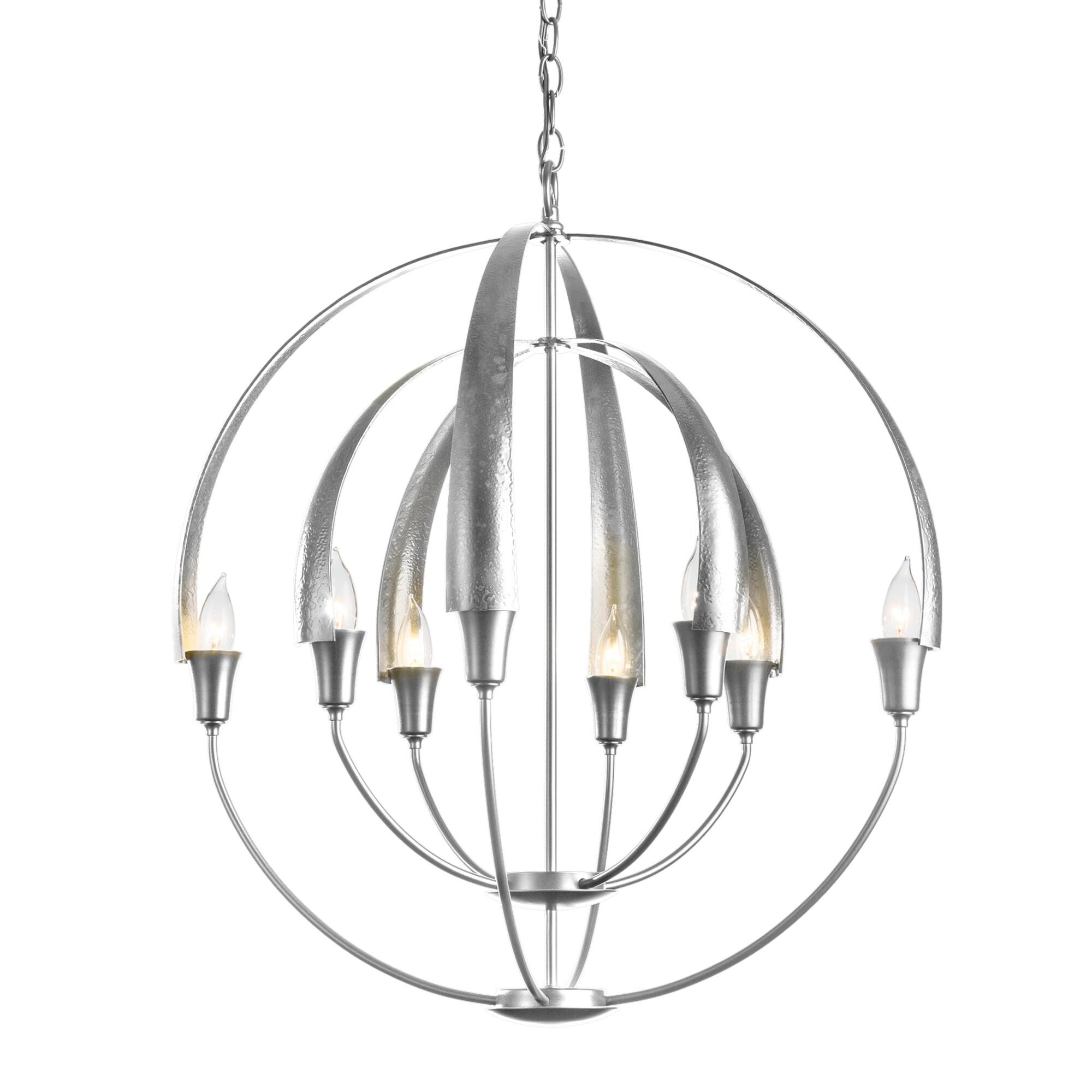 Cirque 25 Inch 8 Light Chandelier by Hubbardton Forge