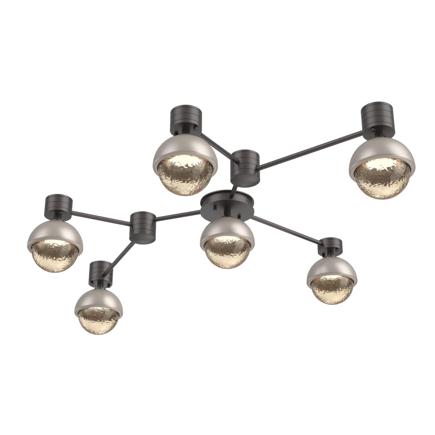 Levi Wilson Cabochon 41 Inch Flush Mount by Hammerton Studio