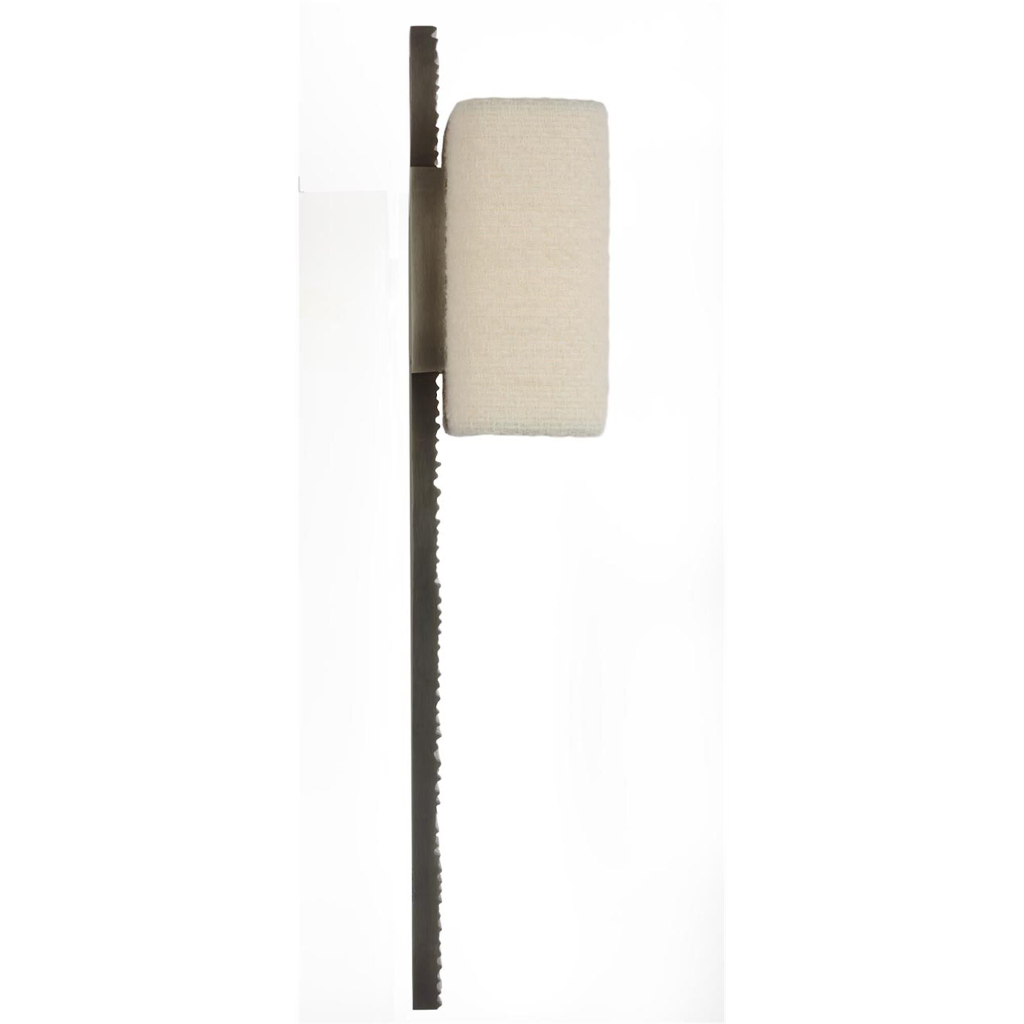 Shown in Ridged Graphite finish and Boucle Rectangle shade
