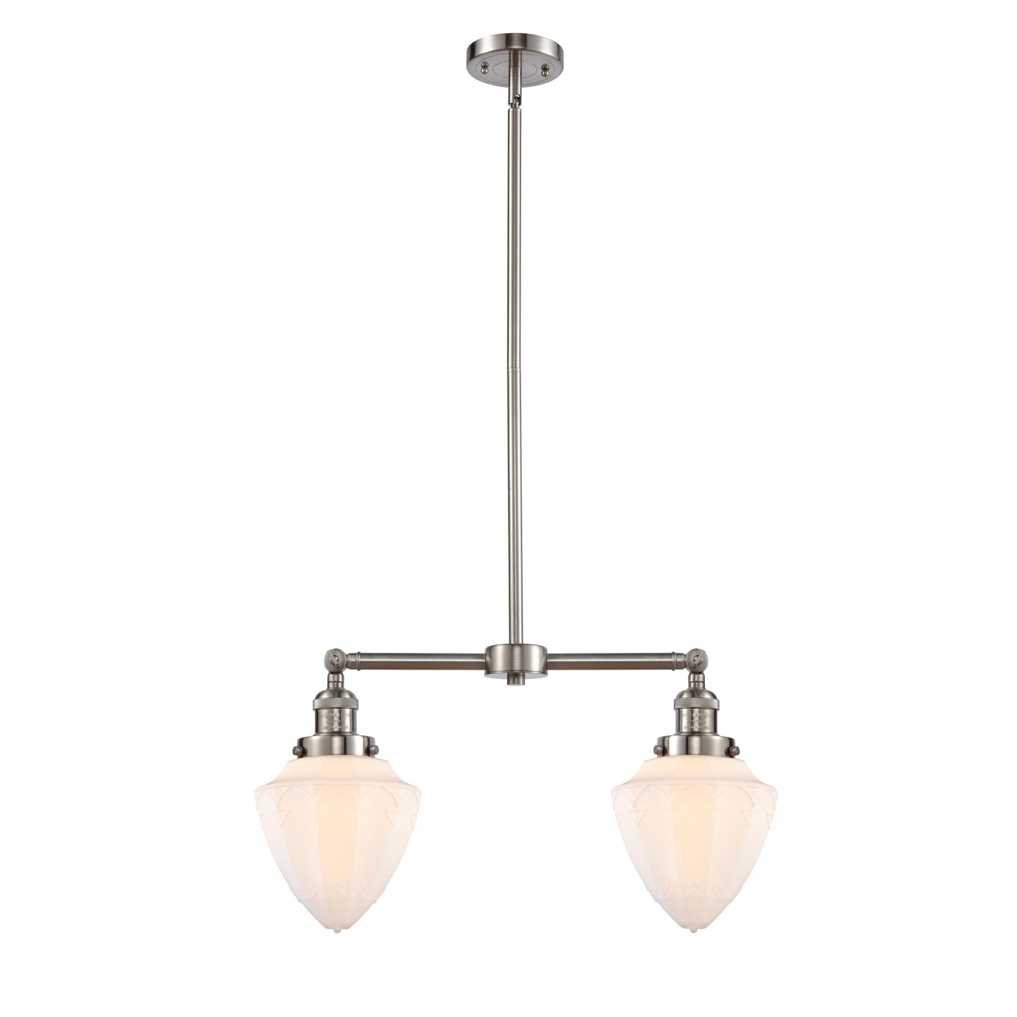 Bruno Marashlian Bullet 24 Inch 2 Light Linear Suspension Light by Innovations Lighting