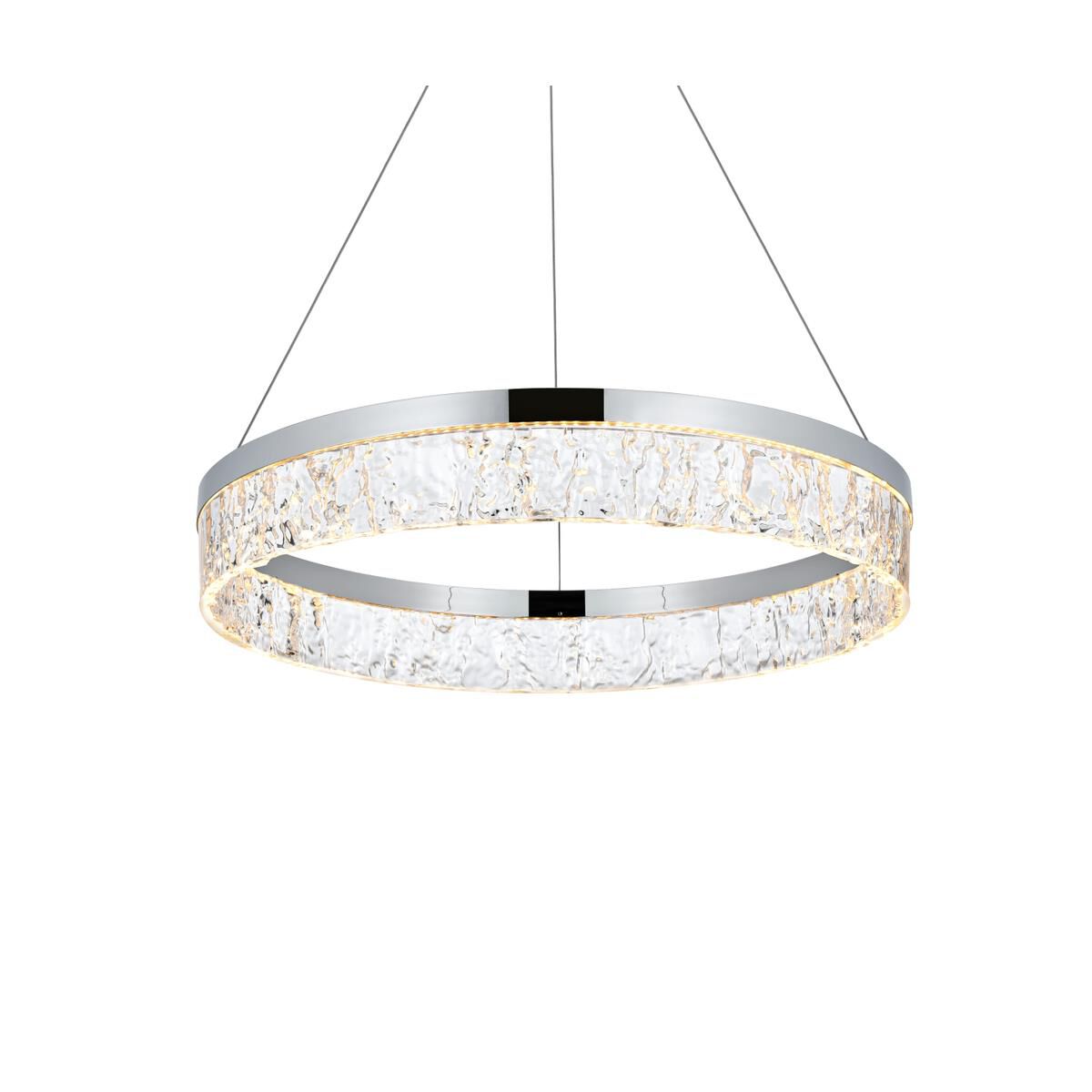 Linden 22 Inch Large Pendant by Elegant Lighting
