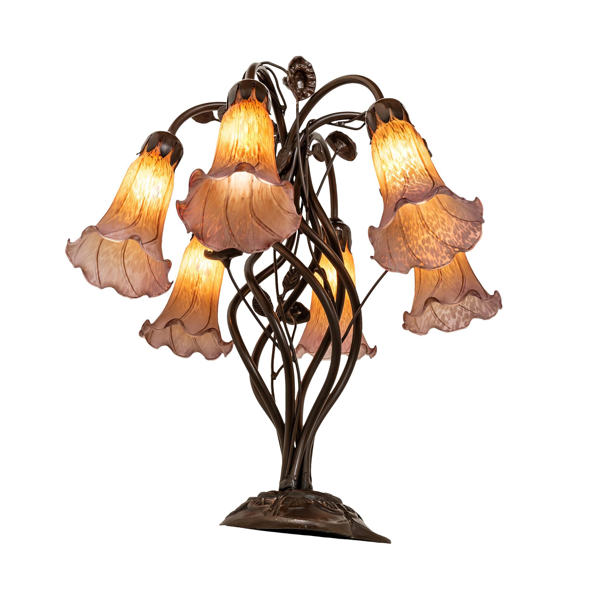 Amber and Purple 19 Inch Table Lamp by Meyda Lighting