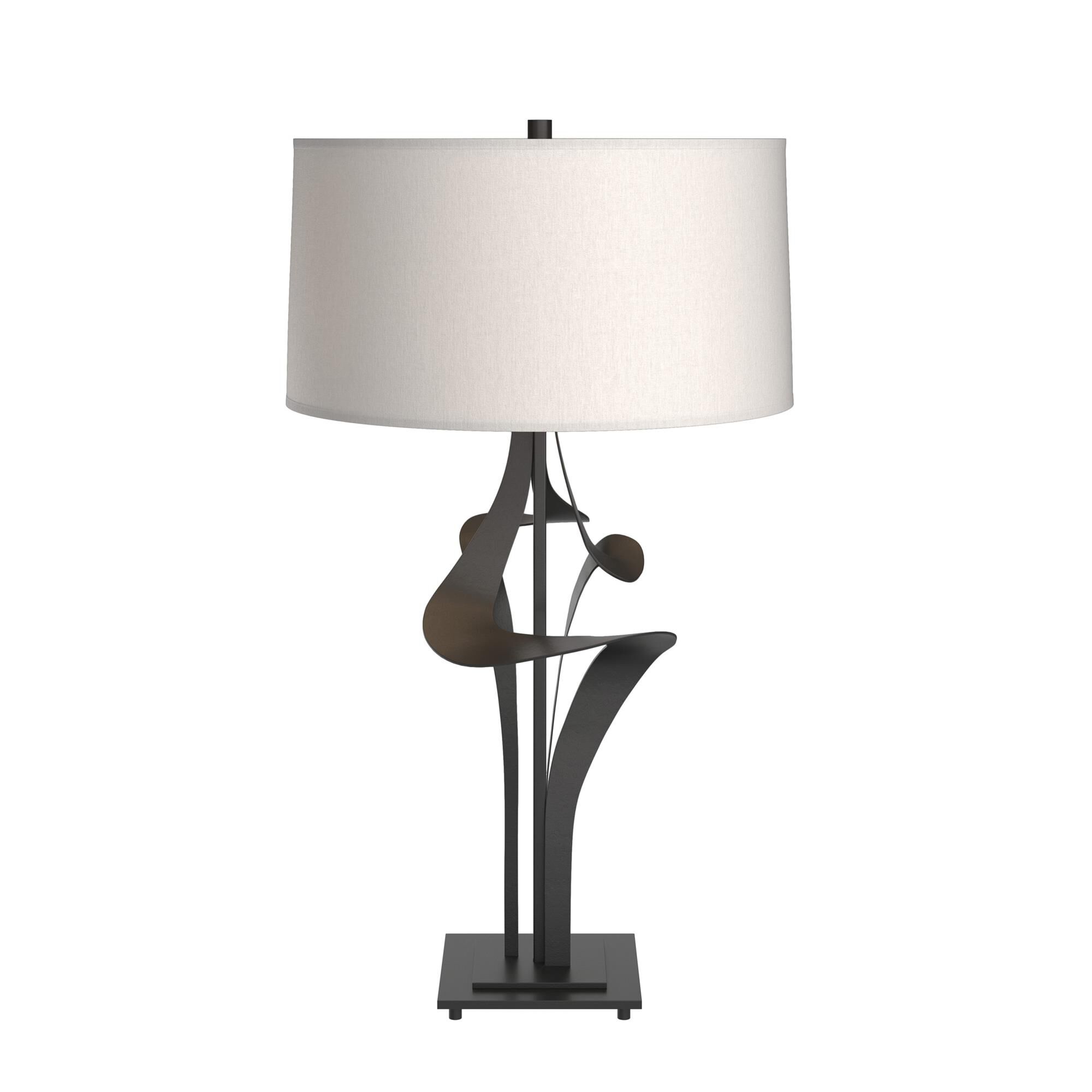 Shown in Black finish and Flax shade
