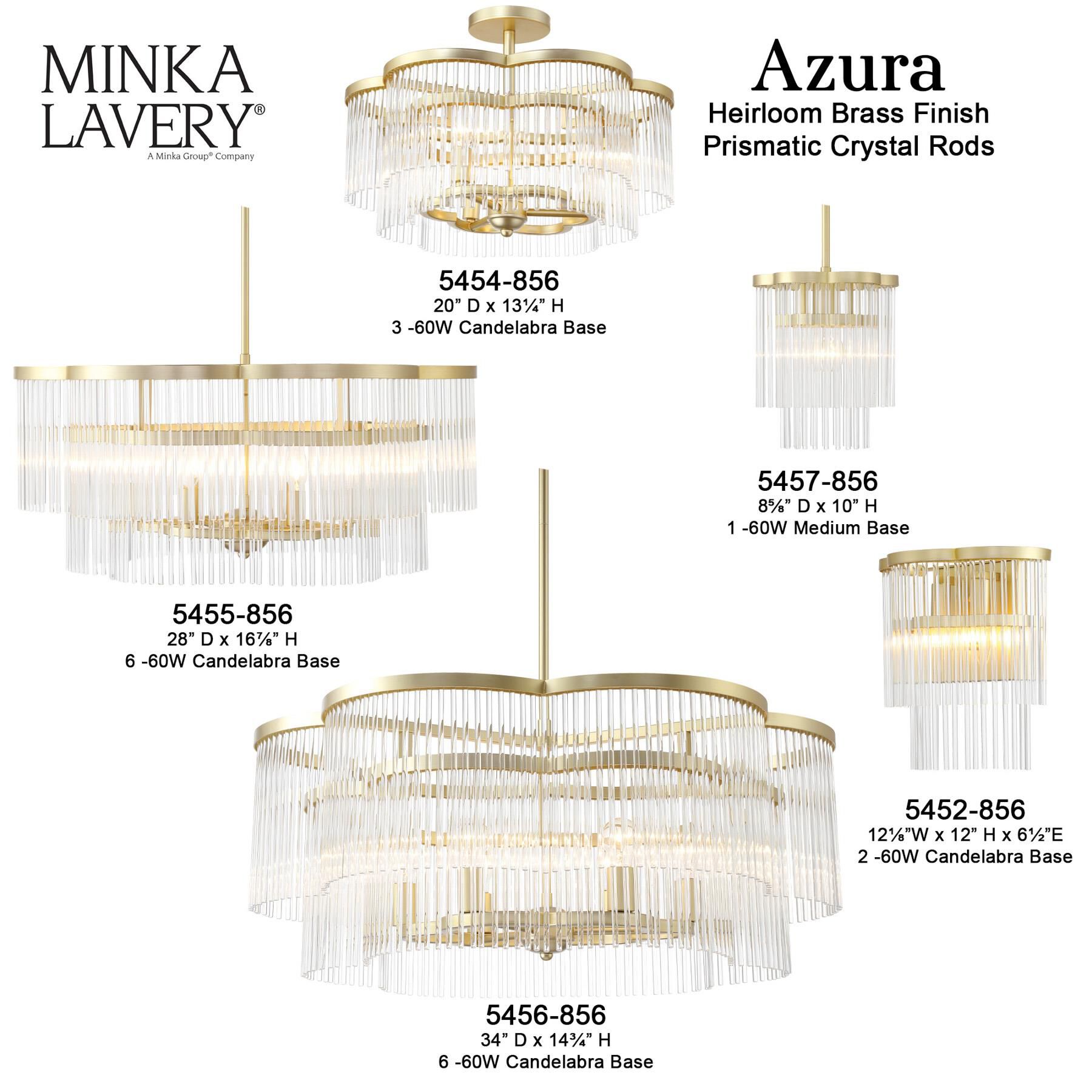 Azura 28 Inch Large Pendant by Minka Lavery