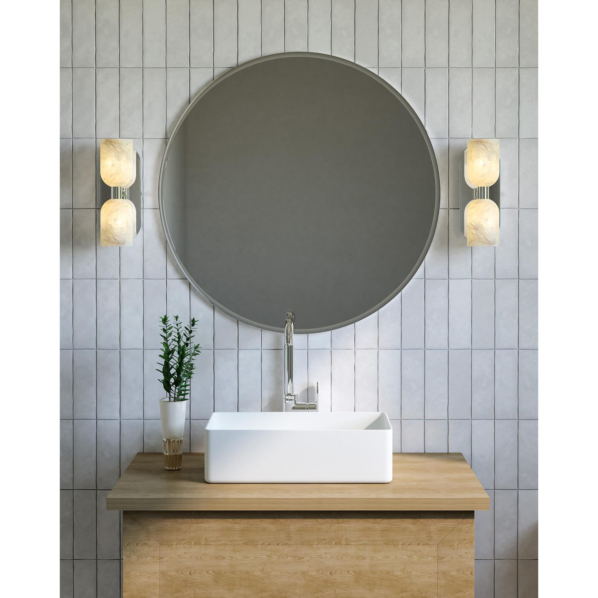 Elisa Carlucci Lucian 11 Inch Wall Sconce by Alora Lighting