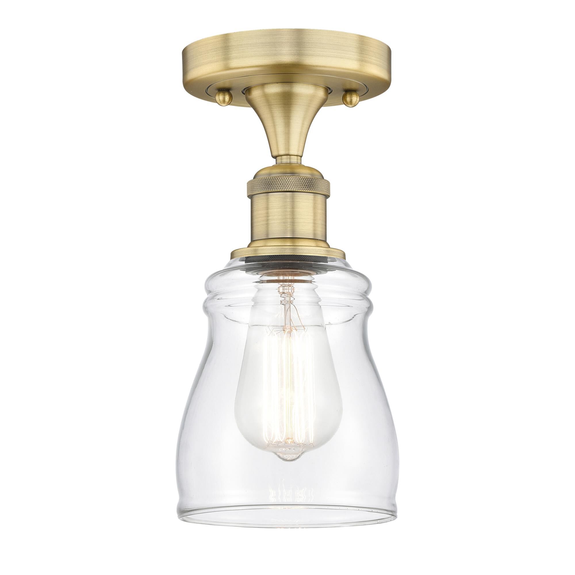 Bruno Marashlian Ellery 4 Inch 1 Light Semi Flush Mount by Innovations Lighting