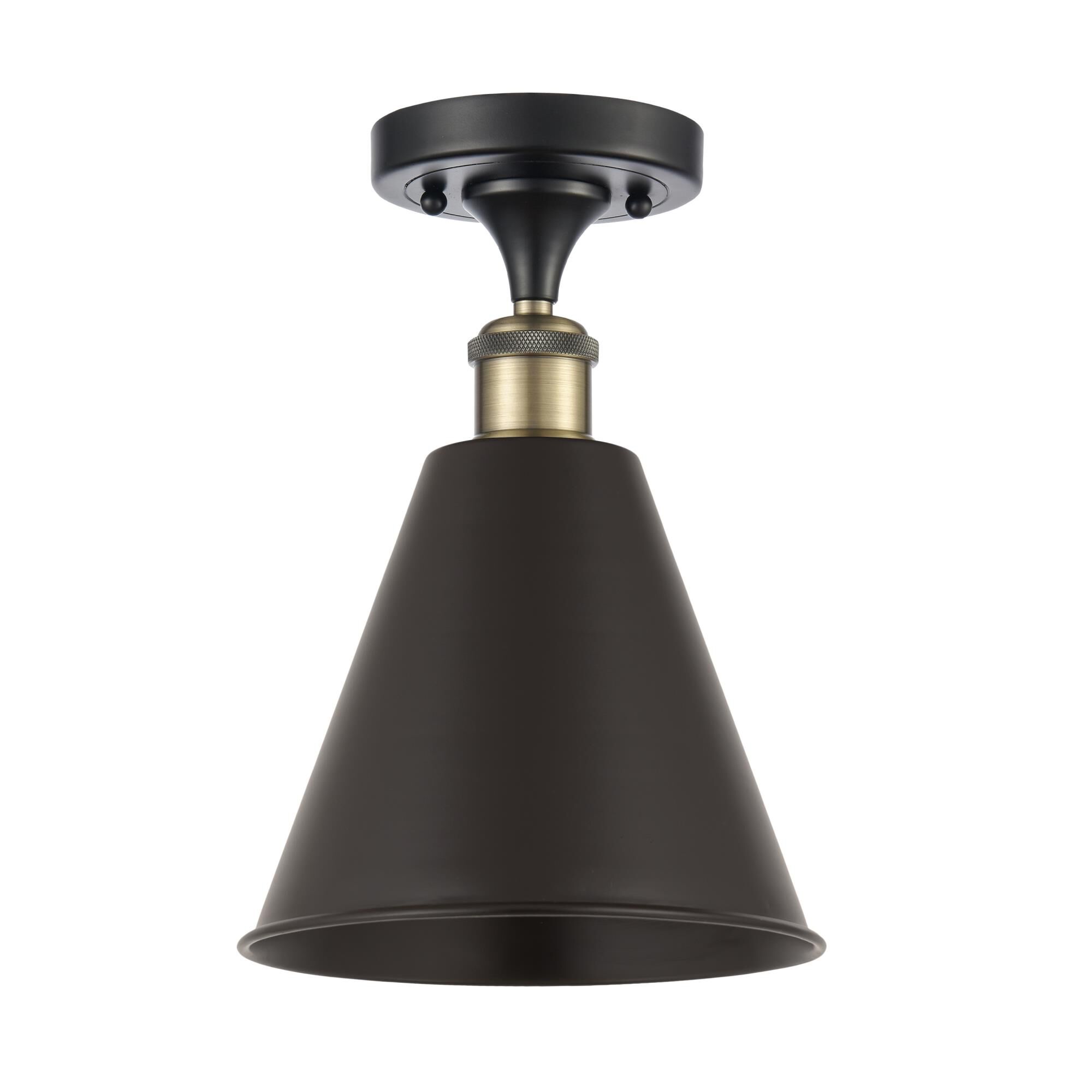 Bruno Marashlian Ballston Cone Semi Flush Mount by Innovations Lighting