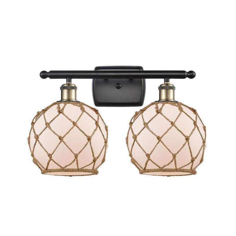 Bruno Marashlian Farmhouse Rope 18 Inch Bath Vanity Light by Innovations Lighting