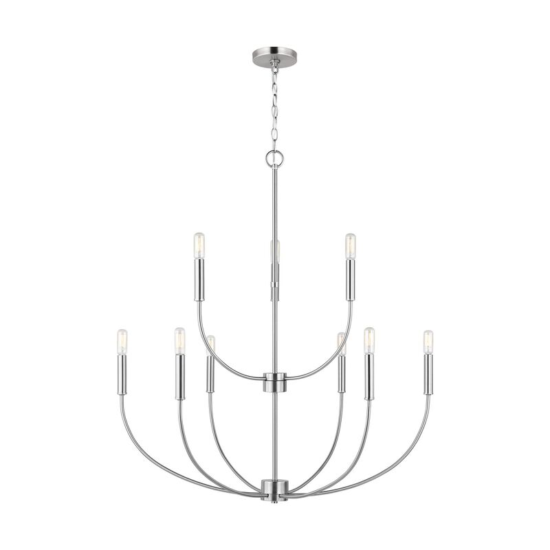Sean Lavin Greenwich 32 Inch 9 Light Chandelier by Visual Comfort Studio Collection