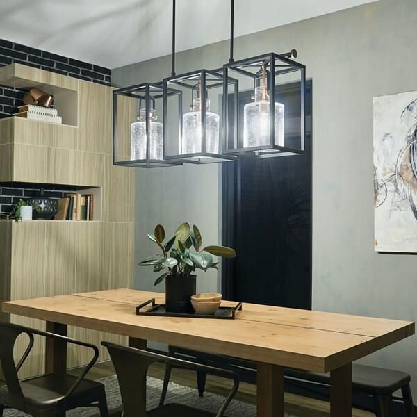 Kitner 42 Inch 3 Light Linear Suspension Light by Kichler Lighting