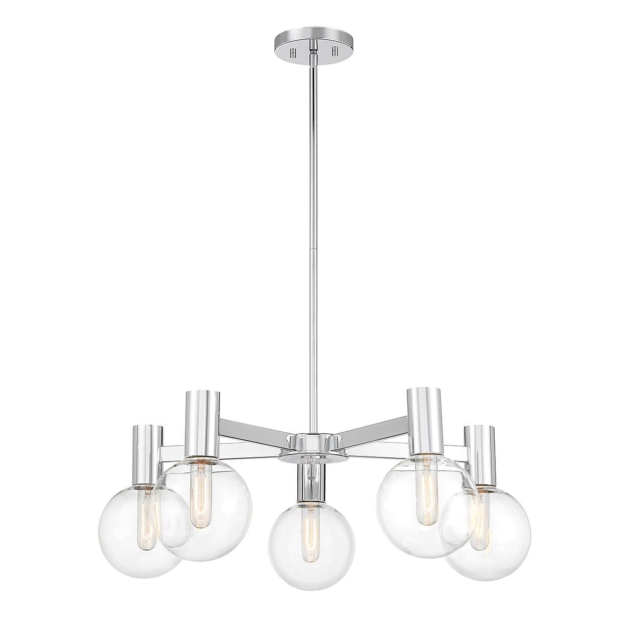 Wright 28 Inch 5 Light Chandelier by Savoy House
