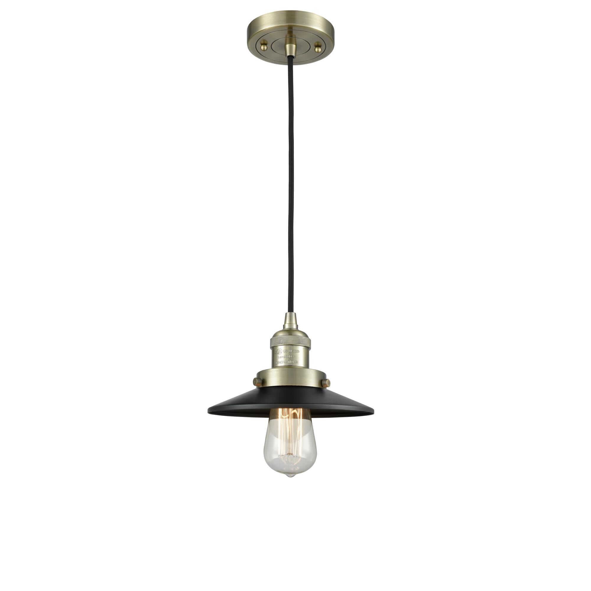 Bruno Marashlian Railroad 8 Inch Mini Pendant by Innovations Lighting