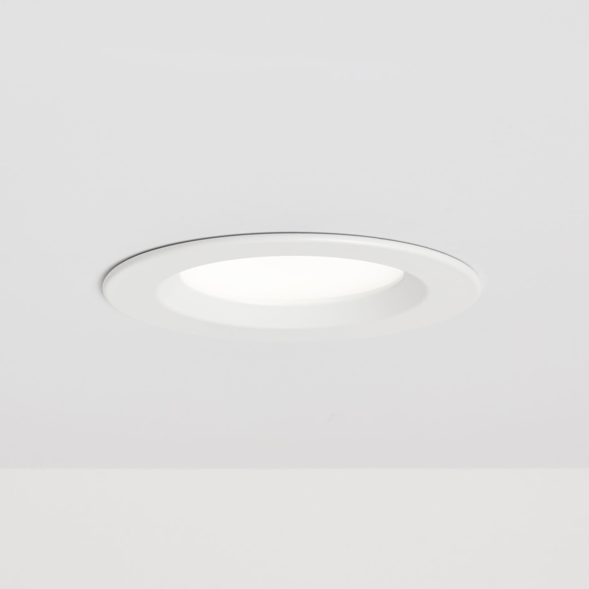 Shown in White finish and Frosted Polycarbonate shade