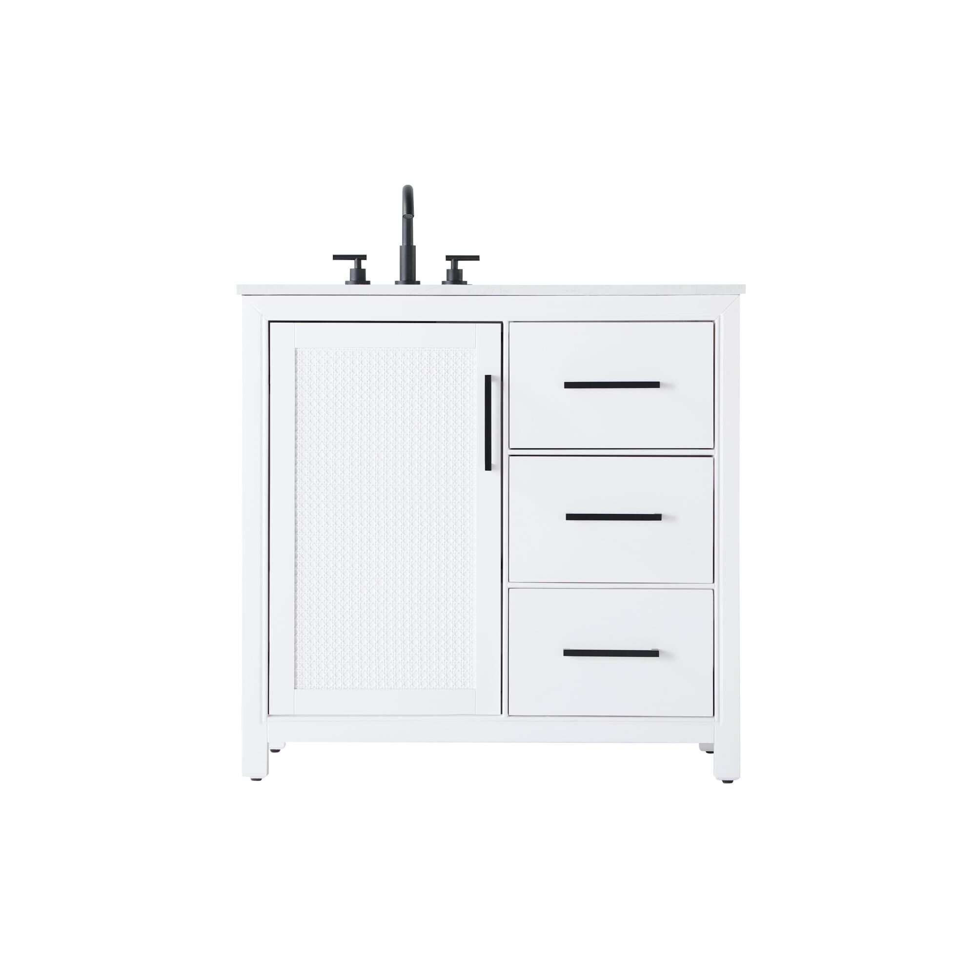 Alina 36 Inch Bath Vanity by Elegant Dcor