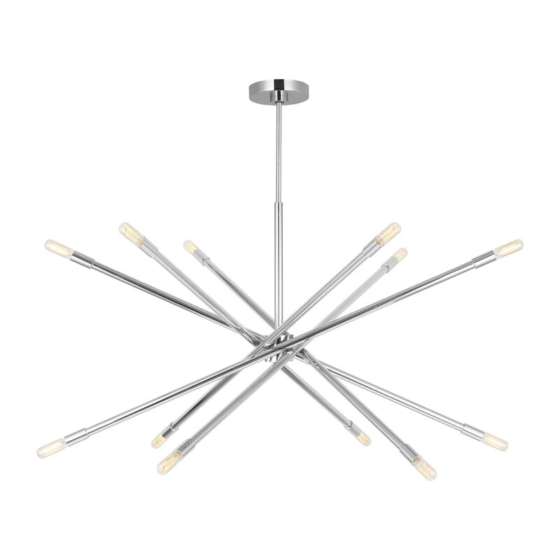 Chapman & Myers Eastyn 42 Inch 12 Light Chandelier by Visual Comfort Studio Collection