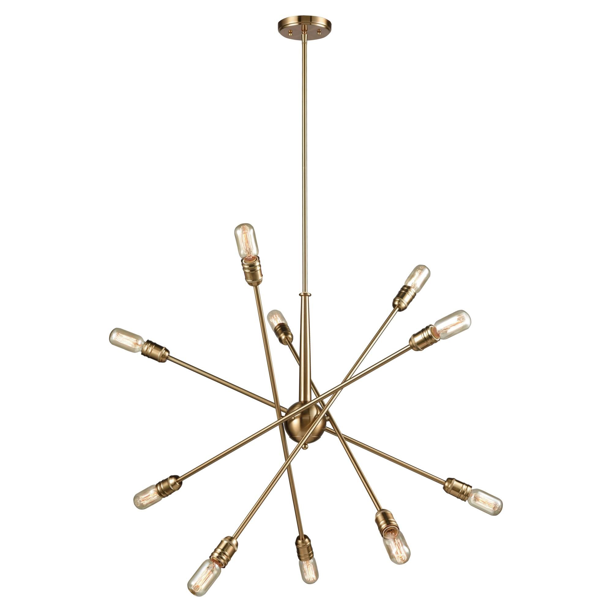 Delphine 33 Inch 10 Light Chandelier by ELK Lighting