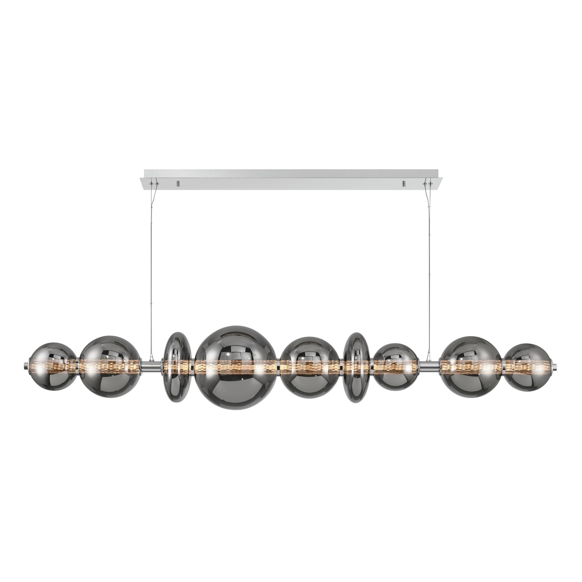 Atomo Large Linear Chandelier,
