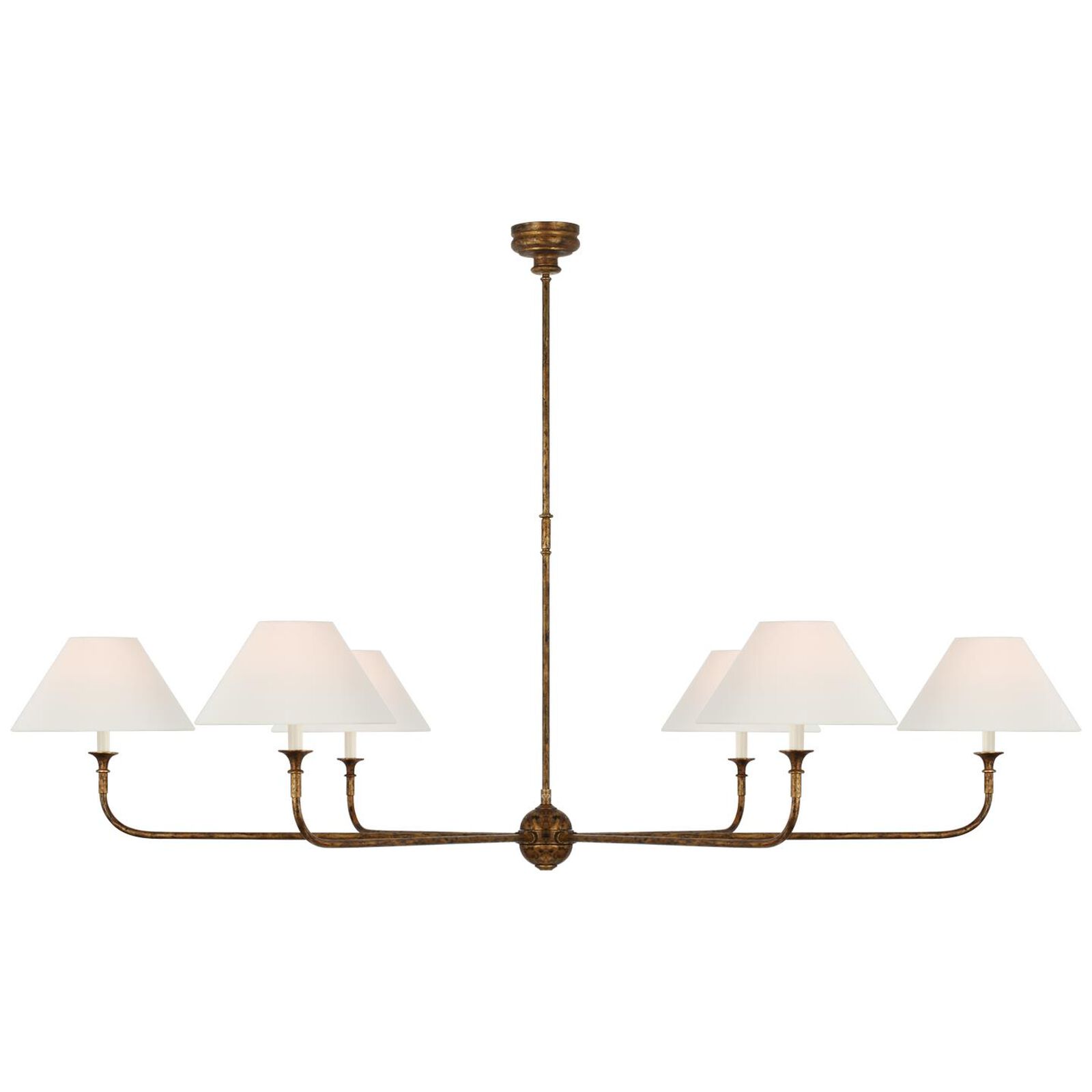 Thomas O'Brien Piaf 72 Inch 6 Light LED Chandelier | Capitol Lighting