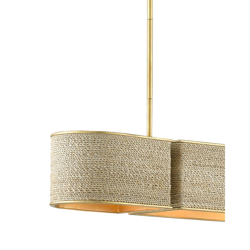 Tenby Medium Linear Chandelier by Currey & Company