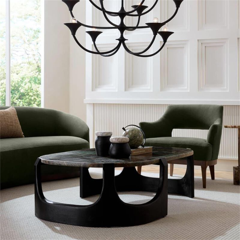 Lorena 58 Inch Coffee Table by Arteriors