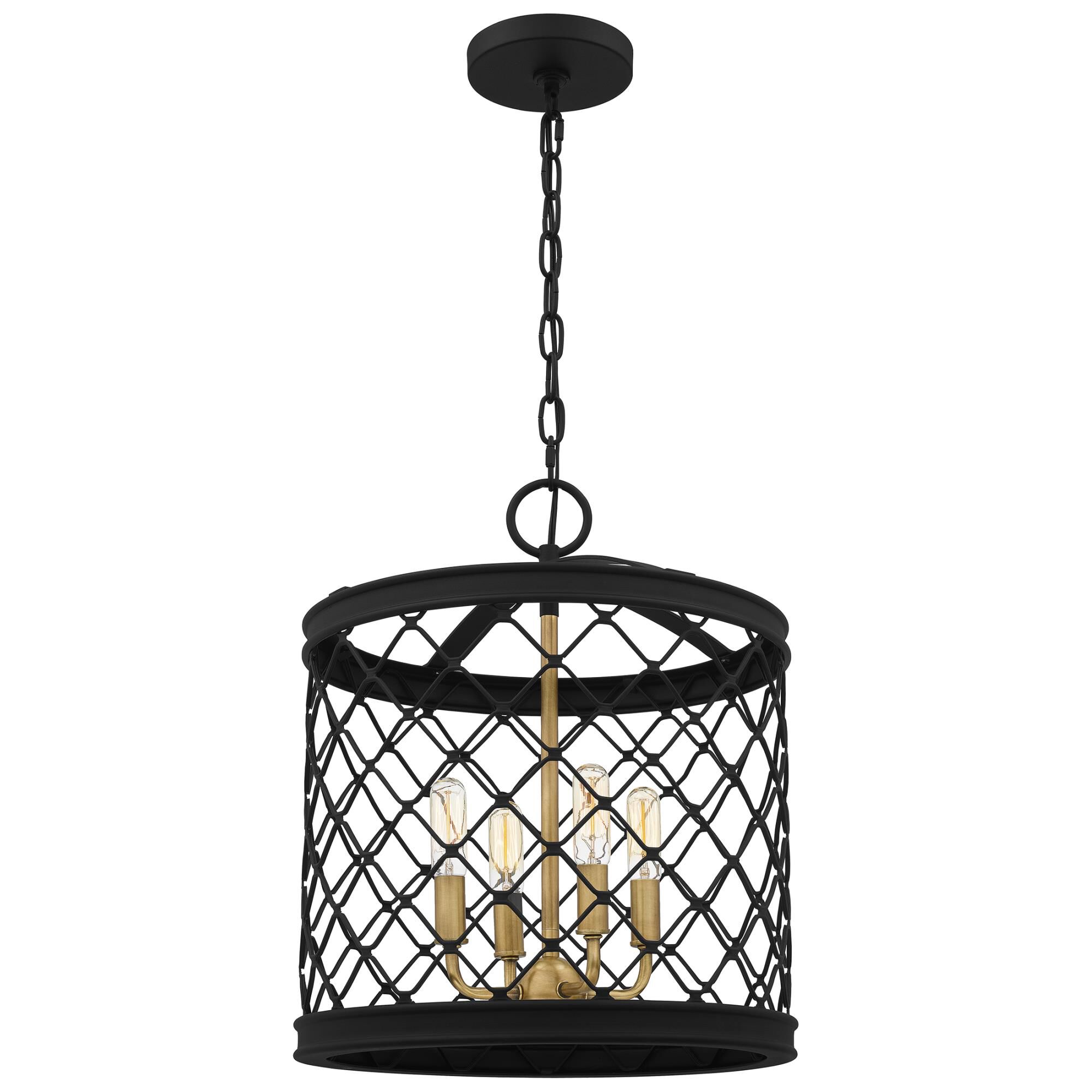Calais 14 Inch Cage Pendant by Quoizel