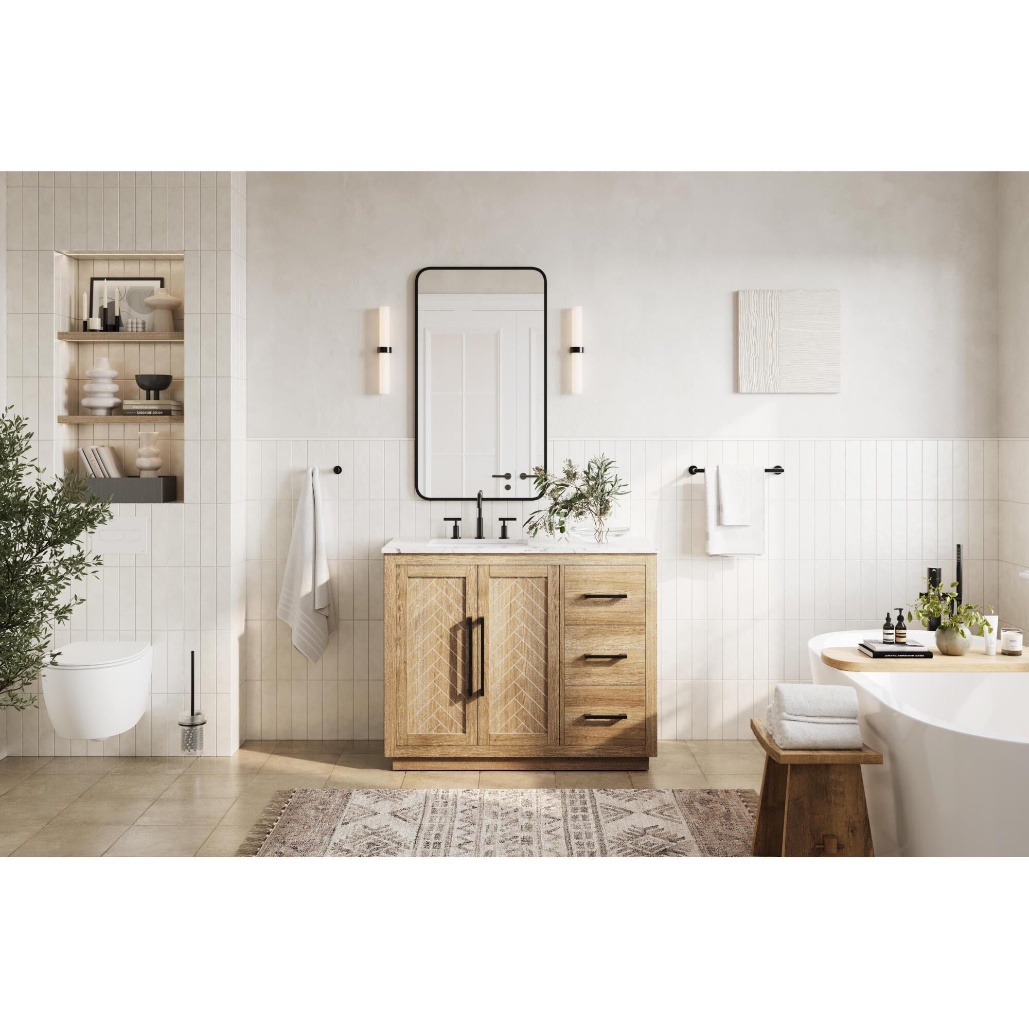 Chase 42 Inch Bath Vanity by Elegant Dcor