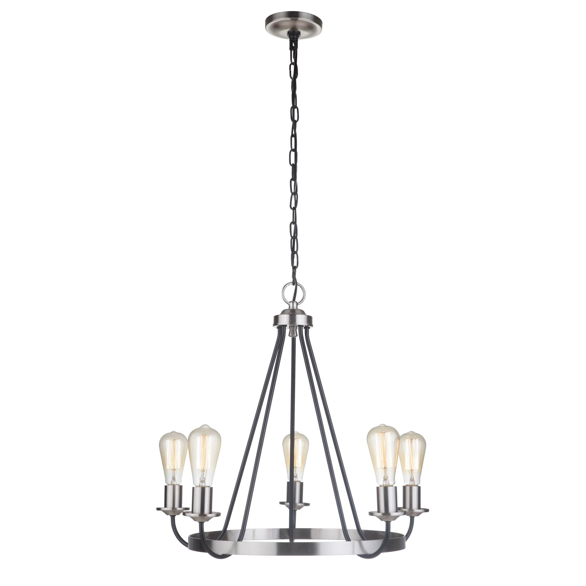 Randolph 25 Inch 5 Light Chandelier by Craftmade