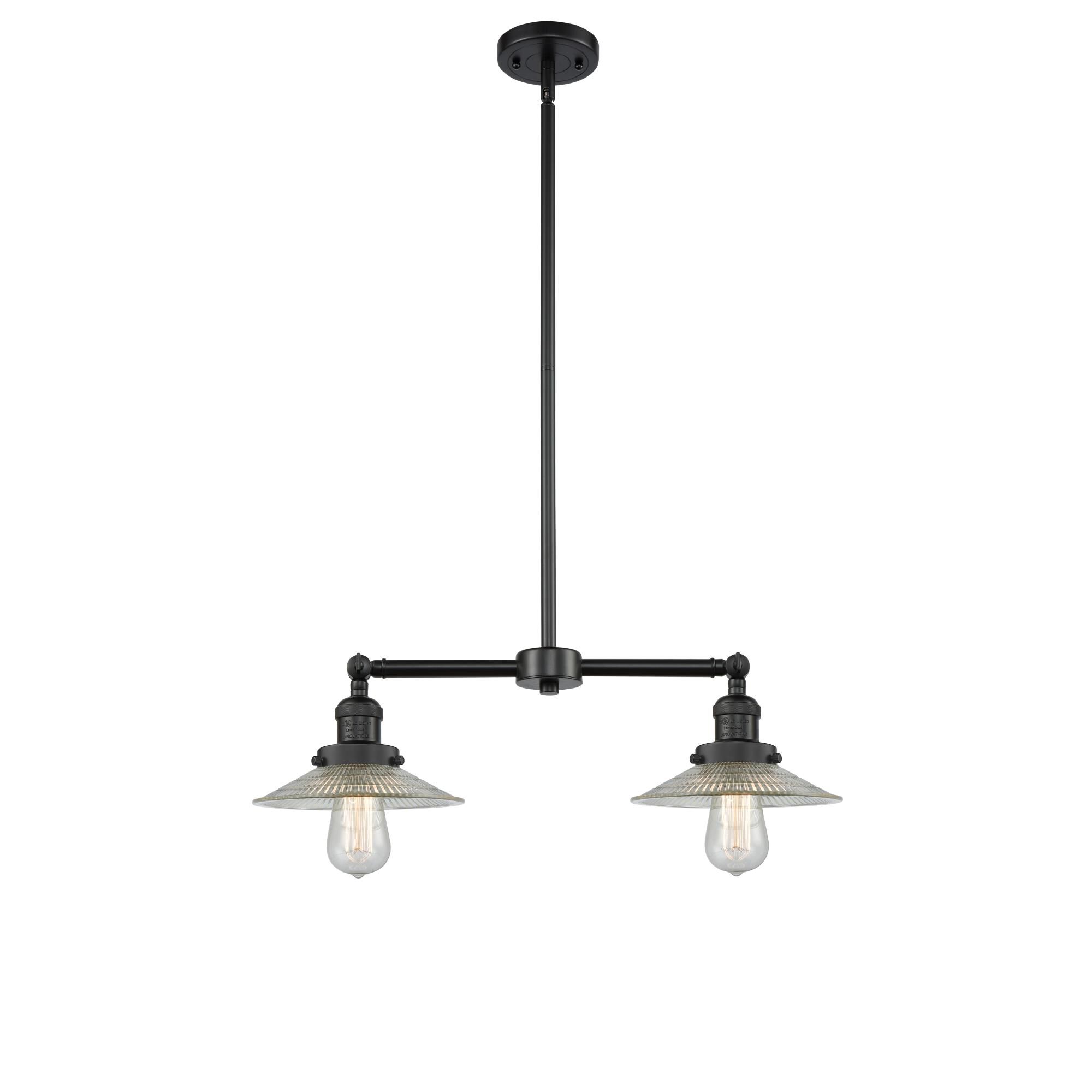 Bruno Marashlian Halophane 21 Inch 2 Light Mini Chandelier by Innovations Lighting