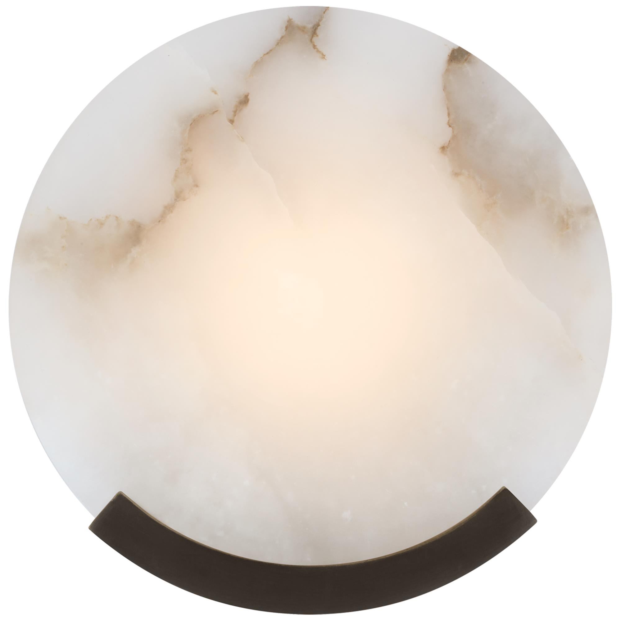 Shown in Bronze finish and Alabaster glass