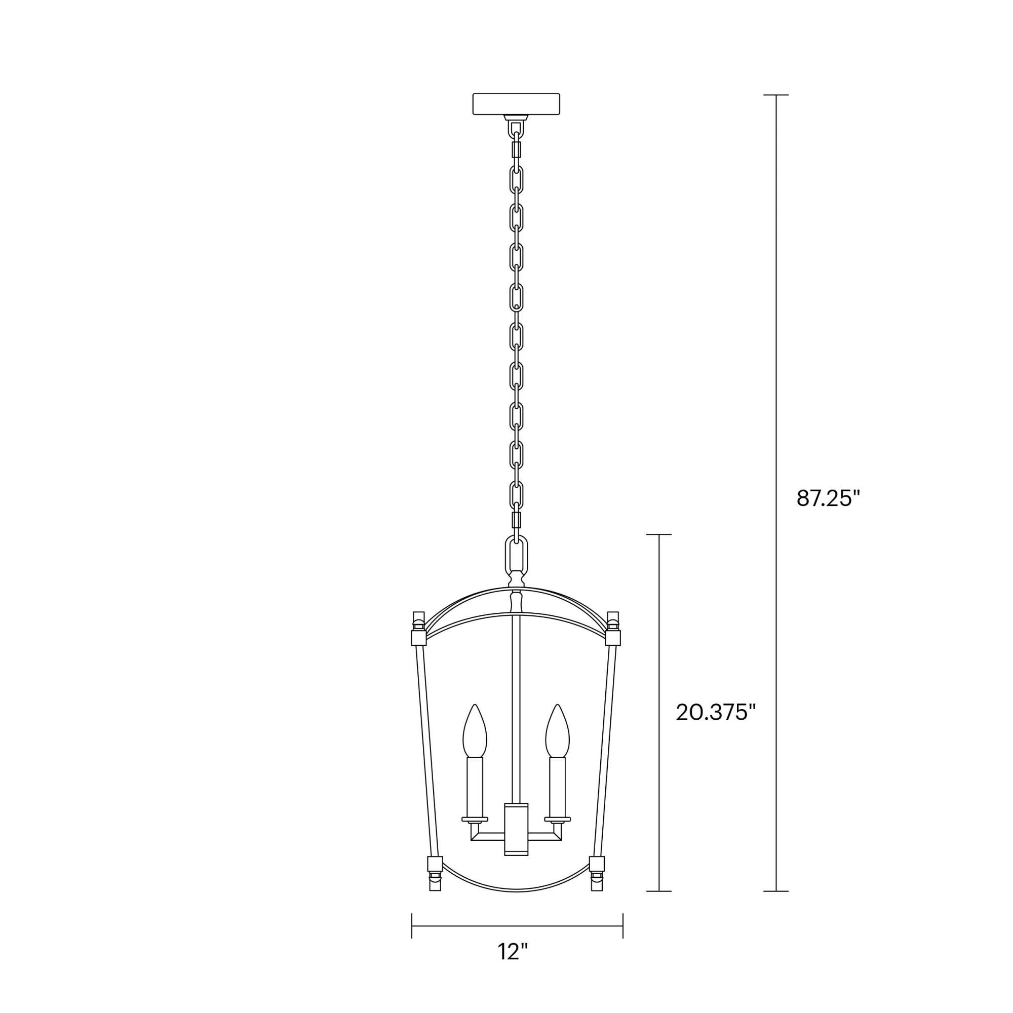 Sean Lavin Thayer 12 Inch 3 Light Mini Chandelier by Visual Comfort Studio Collection
