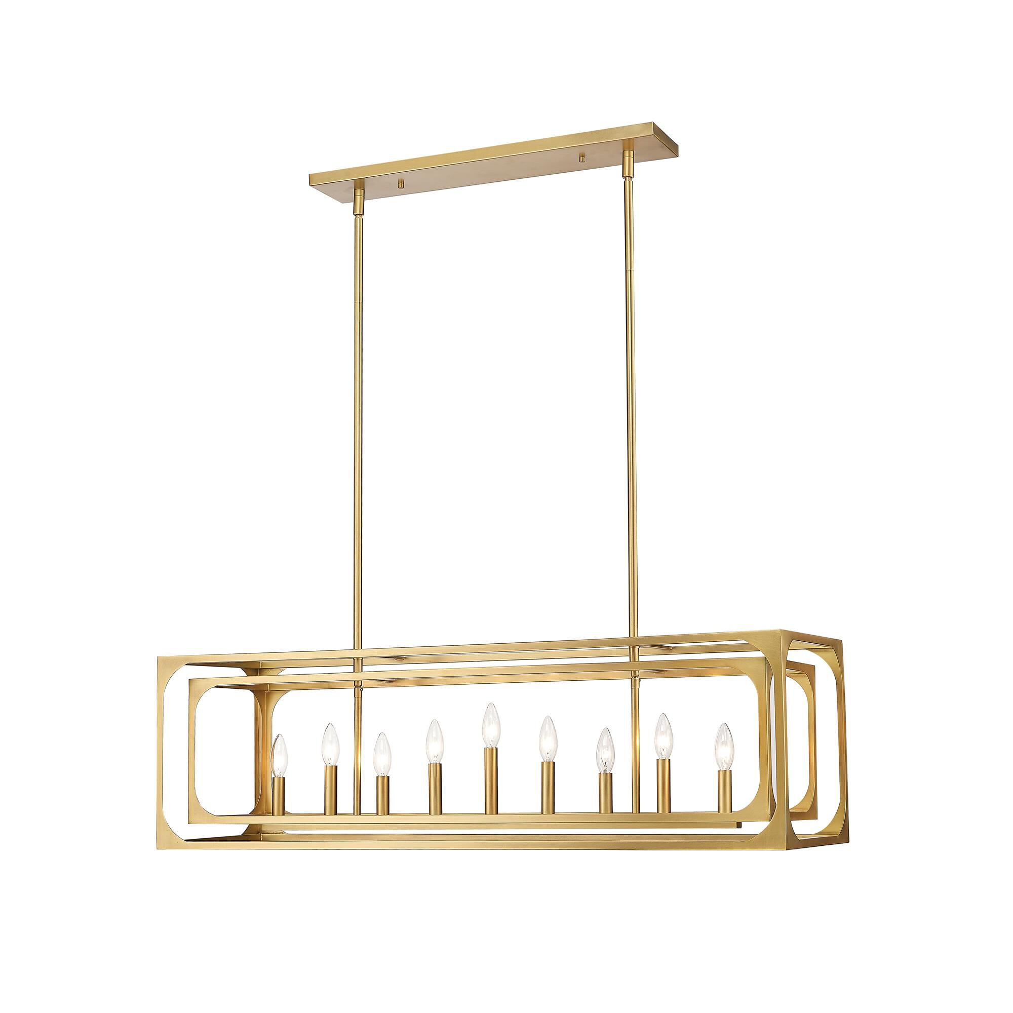 Shown in Rubbed Brass finish and Steel shade